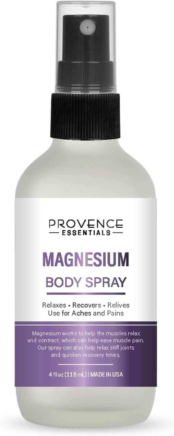 Magnesium Body Spray – Topical Magnesium Spray with Magnesium Chloride Brine, Fast-Drying Body Mist for Relaxation, Recovery & Everyday Wellness Support, 4 Fl Oz