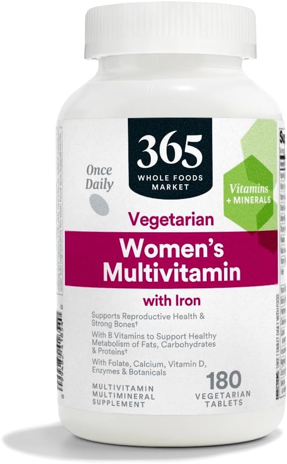 365 by Whole Foods Market, Women’s One Daily Multivitamin Tablets, 180 Count
