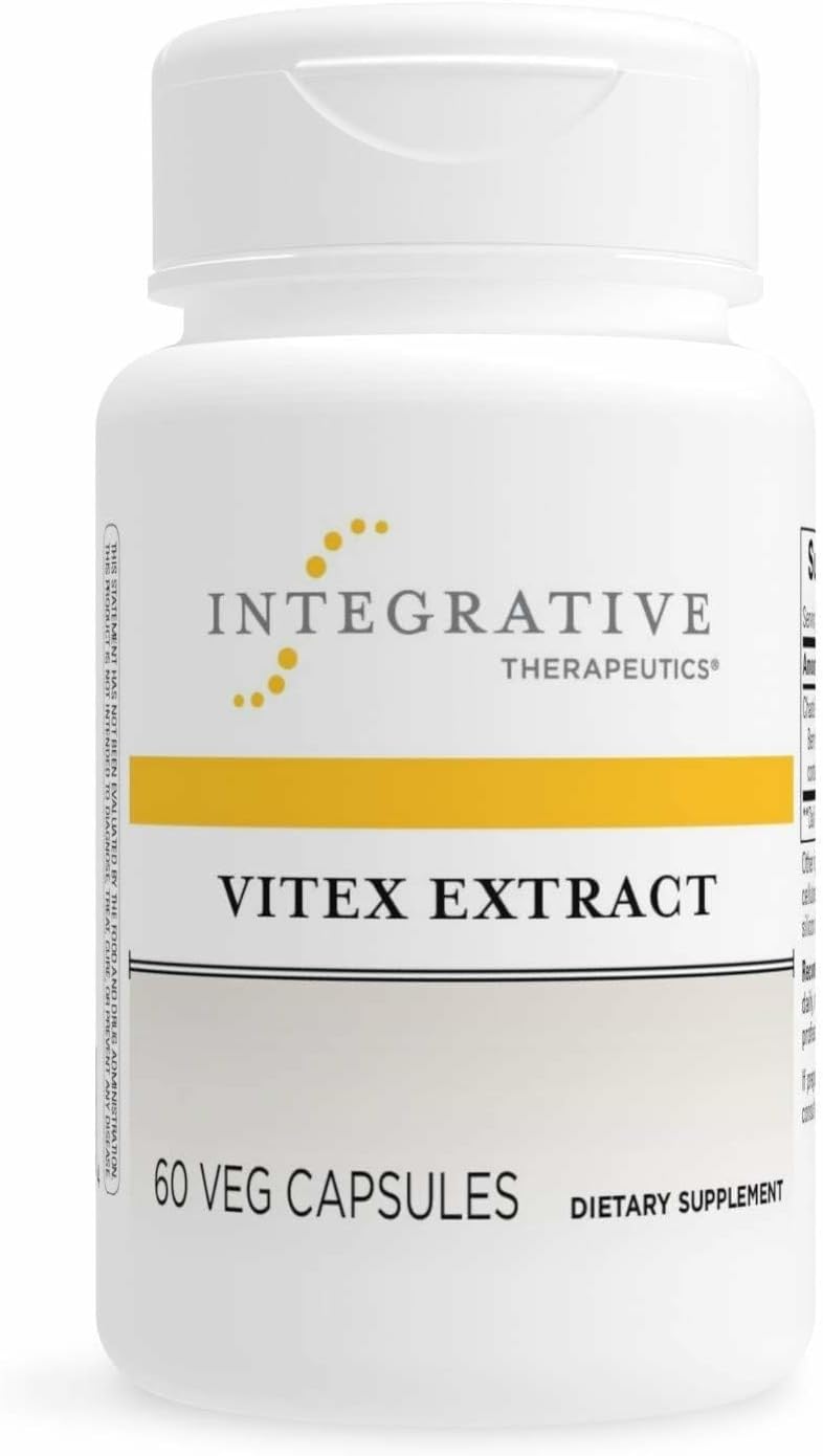 Integrative Therapeutics Vitex Extract – Period Care Supplement for Premenstrual Support* – Menstrual Supplement for Women* – Vegan, Gluten-Free & Dairy-Free – 60 Capsules (60 Servings)