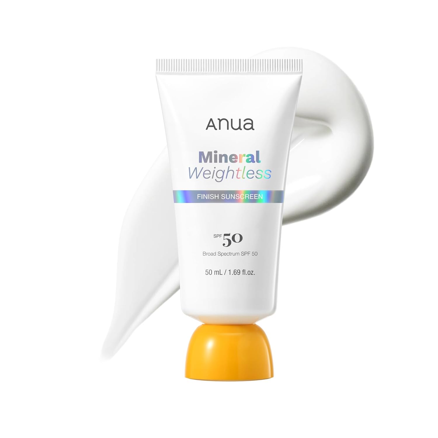 Anua Mineral Weightless Finish Sunscreen SPF 50, 1.69 fl oz