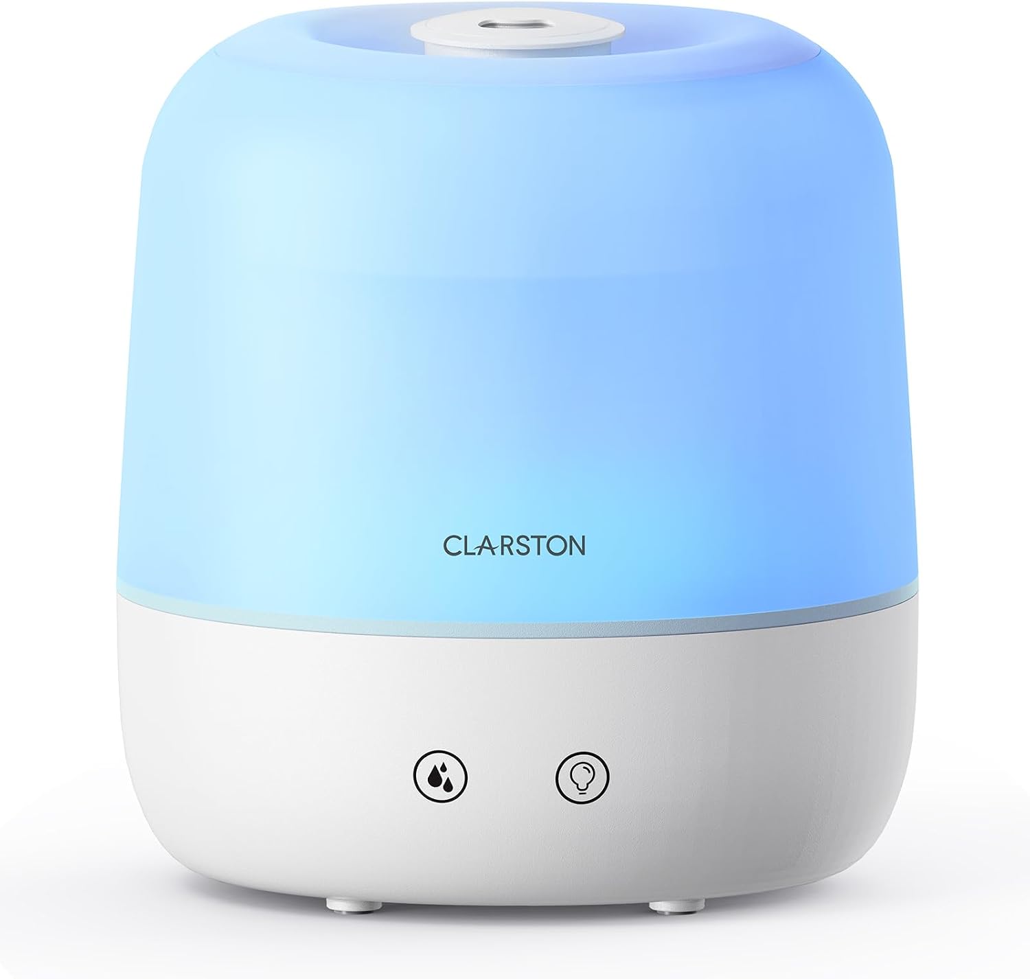 Clarston Humidifiers for Bedroom, 2L Cool Mist Humidifier, 24dB Quiet Sleep