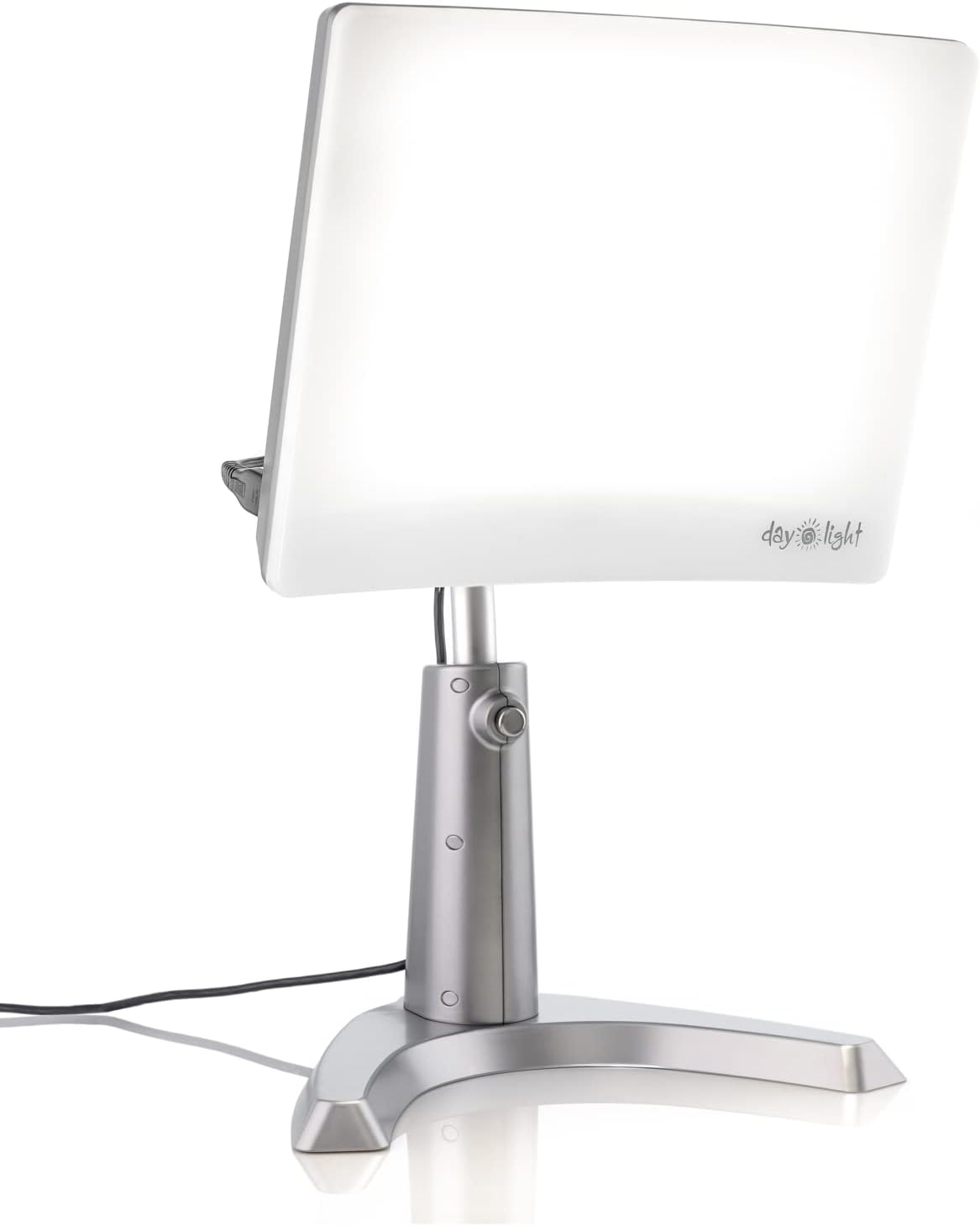 Carex Day-Light Classic Plus Sunlight Therapy Lamp – 10000 LUX Therapy Lamp at 12 Inches, LED Bright White Light with Adjustable Height and Brightness Levels for Mood, White