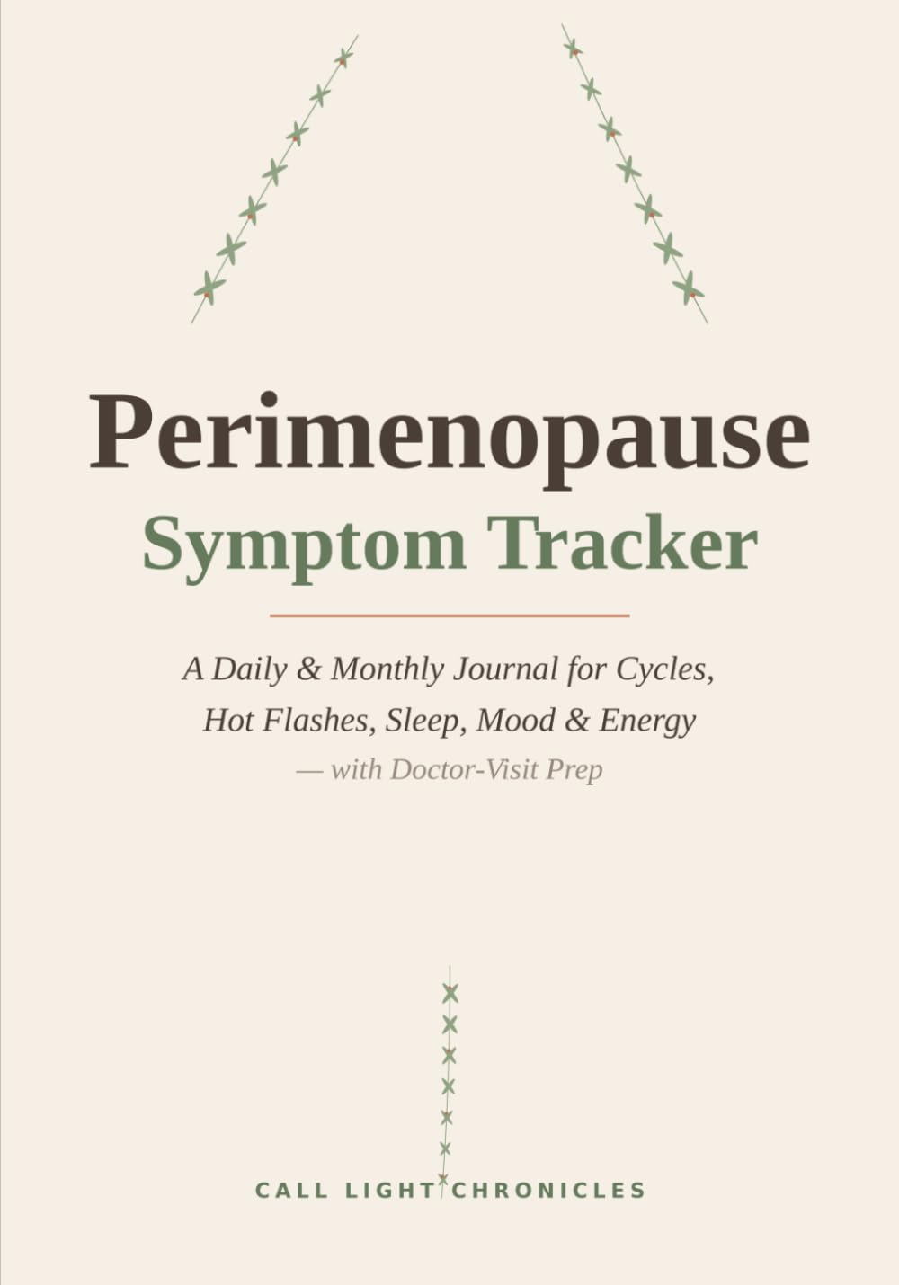 Perimenopause Symptom Tracker: A Daily & Monthly Journal to Track Cycles, Hot Flashes, Sleep, Mood, Energy & Triggers | With Doctor-Visit Prep