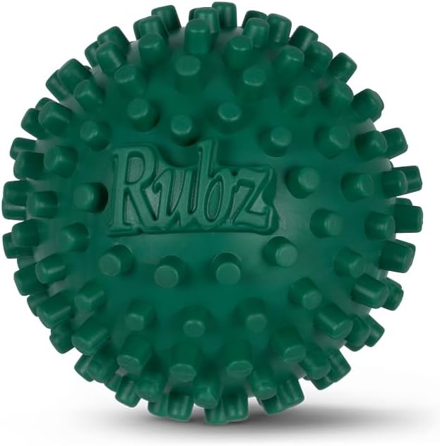 Due North Foot Rubz Massage Ball -Roller for Plantar Fascititis, Hands | Spiky Massage Tool – Roller Won’t Mark Floors – For Runners, Athletes, Travel, Recovery – Made in the USA