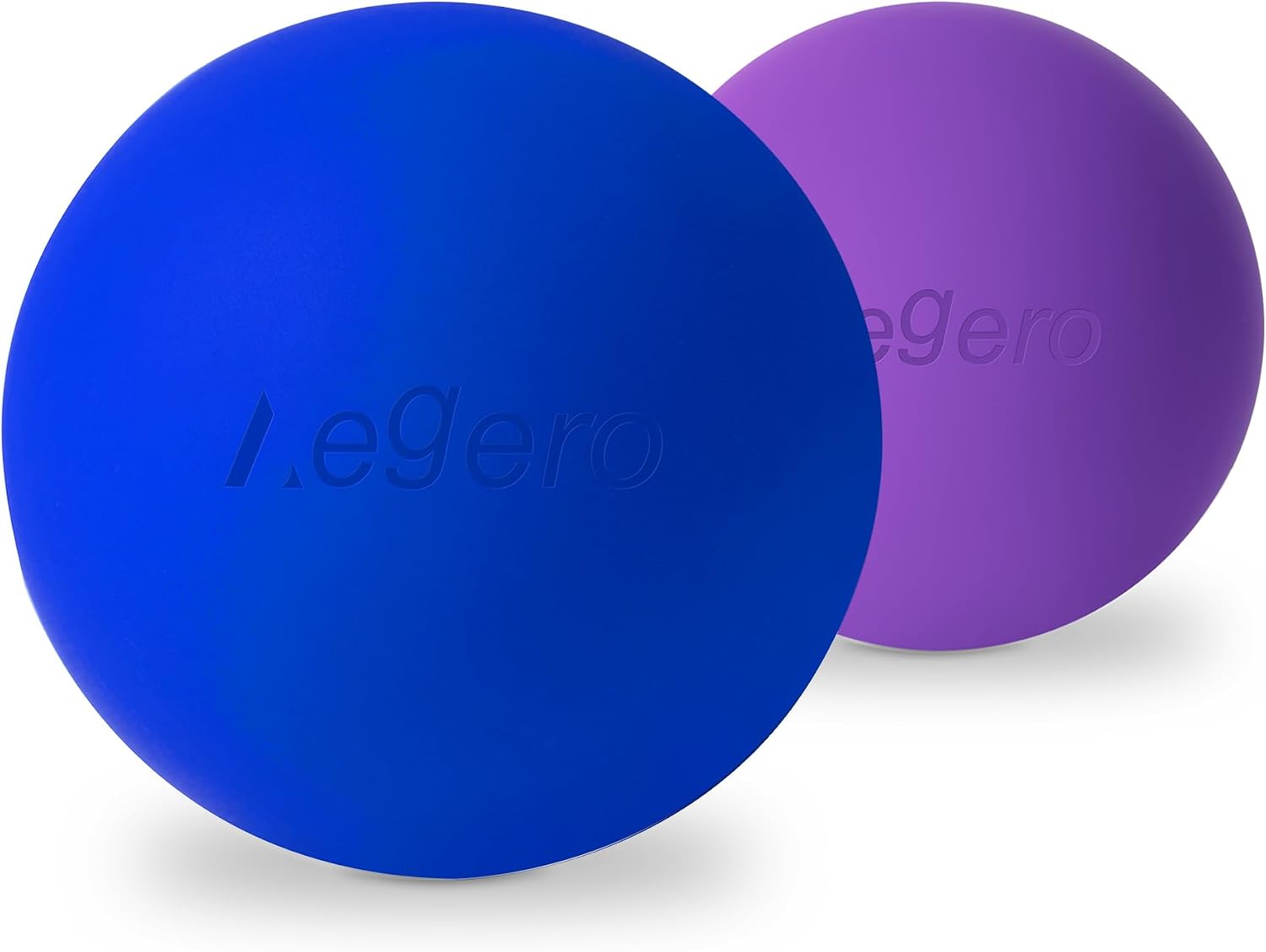 Massage Lacrosse Balls for Myofascial Release,Yoga Deep Tissue Massage,Trigger Point Therapy and Foot Plantar Fasciitis,Muscle Soreness Massager Ball (2Pack,Deep Blue and Purple) | Get Rid Of Muscle Pain,Massage Anywhere