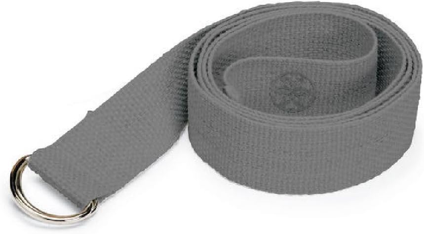 Gaiam Yoga Strap Premium Athletic Stretch Band with Adjustable Metal D-Ring Buckle Loop | Exercise & Fitness Stretching for Yoga, Pilates, Physical Therapy, Dance, Gym Workouts