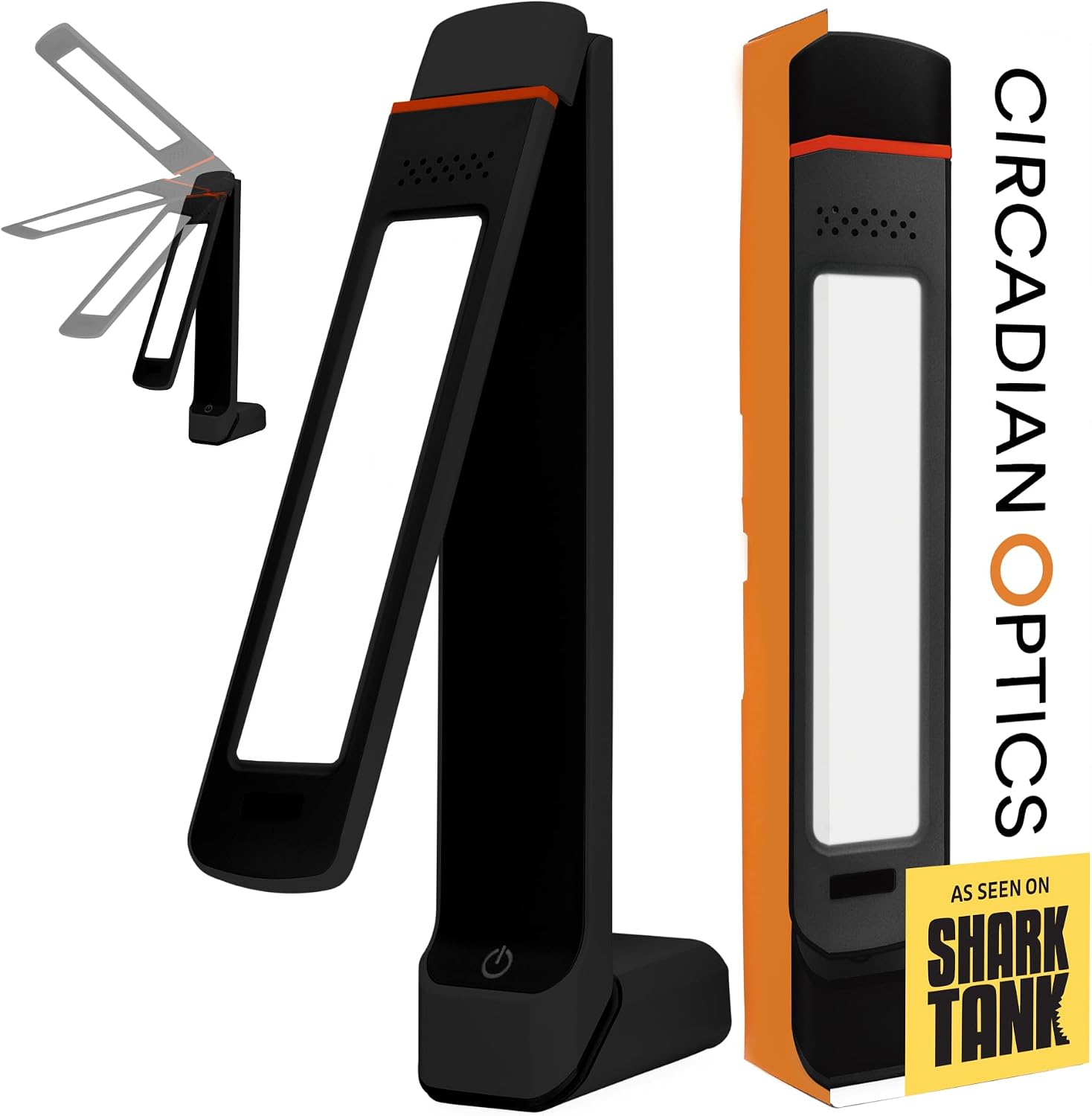 Circadian Optics Lumos 10,000 Lux Light Therapy Lamp | Seen On Shark Tank | Sun Lamp For Seasonal Blues | Ultra Bright White Light Therapy | 10,000 LUX | UV-Free | Full-Spectrum | Adjustable Panel