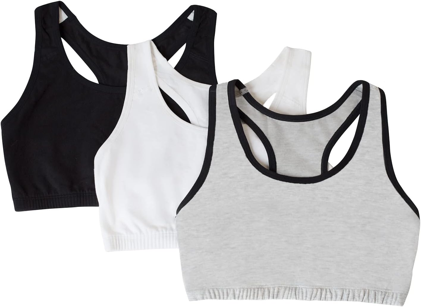 Fruit of the Loom Women’s 9-Pack Spaghetti Strap Cotton Sports Bra