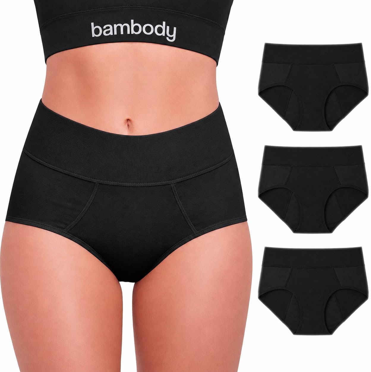 Bambody Period Underwear for Women – Bamboo Rayon – 24 hrs Full Protection