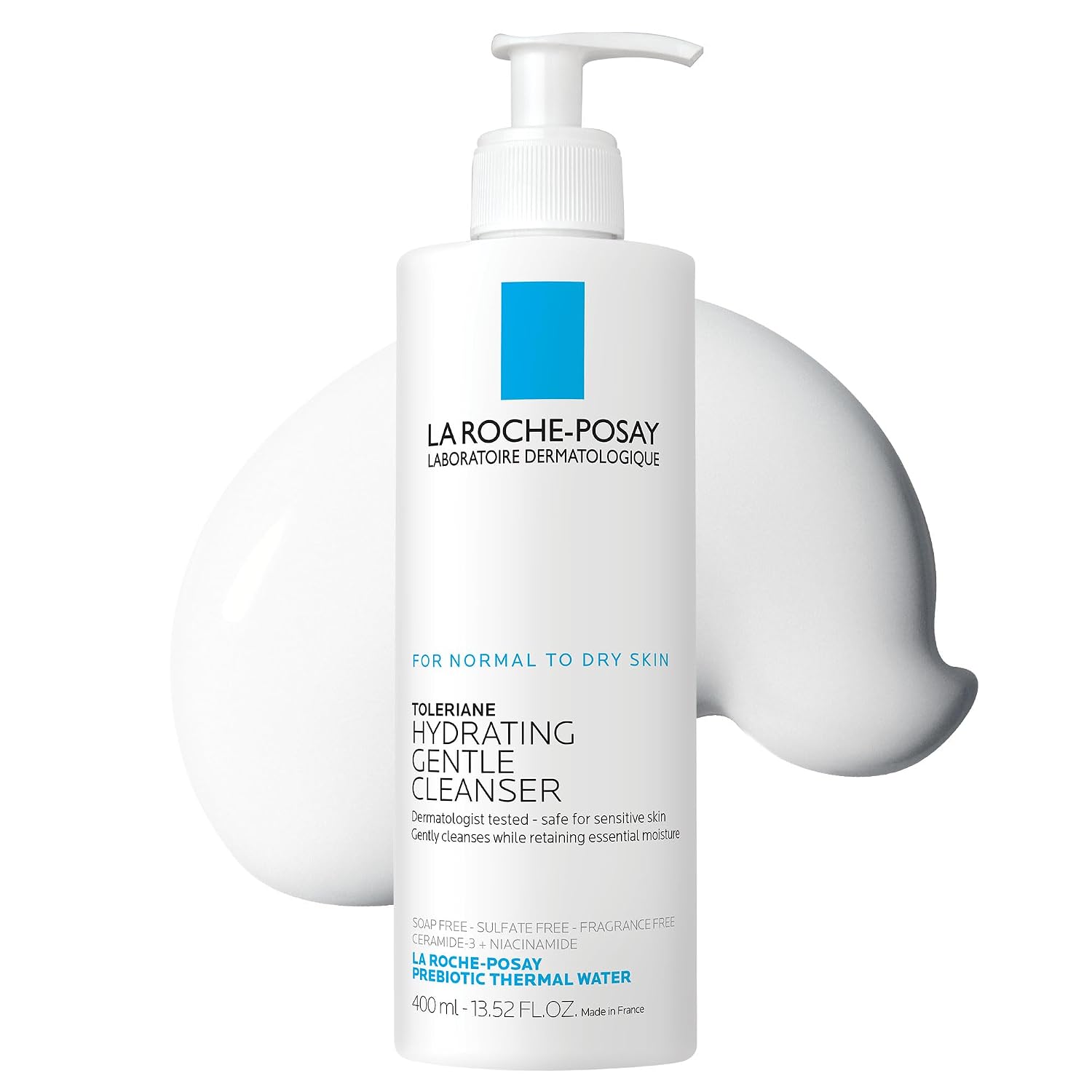 La Roche-Posay Toleriane Hydrating Gentle Facial Cleanser, with Niacinamide