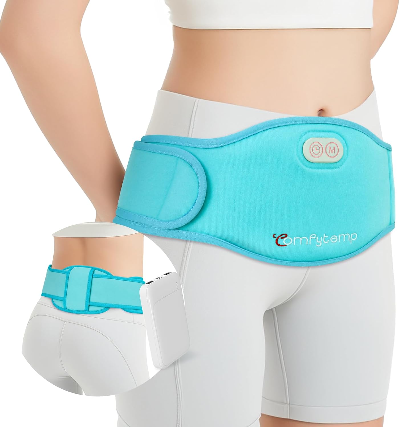 Comfytemp Portable Belly and Back Heating Pad for Period Menstrual Cordless