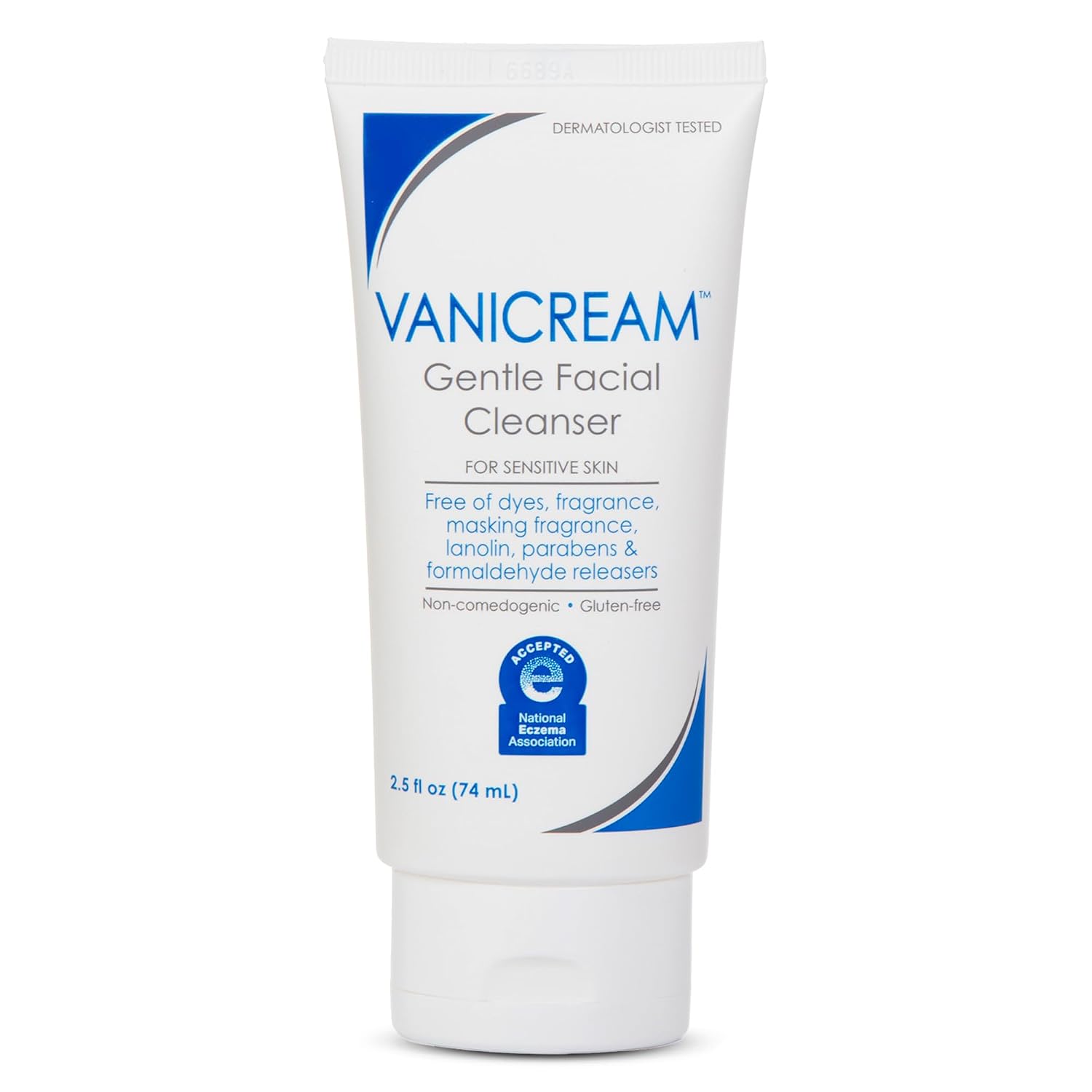 Vanicream Gentle Facial Cleaner, pH-Balanced Face Wash, 2.5 Fl Oz