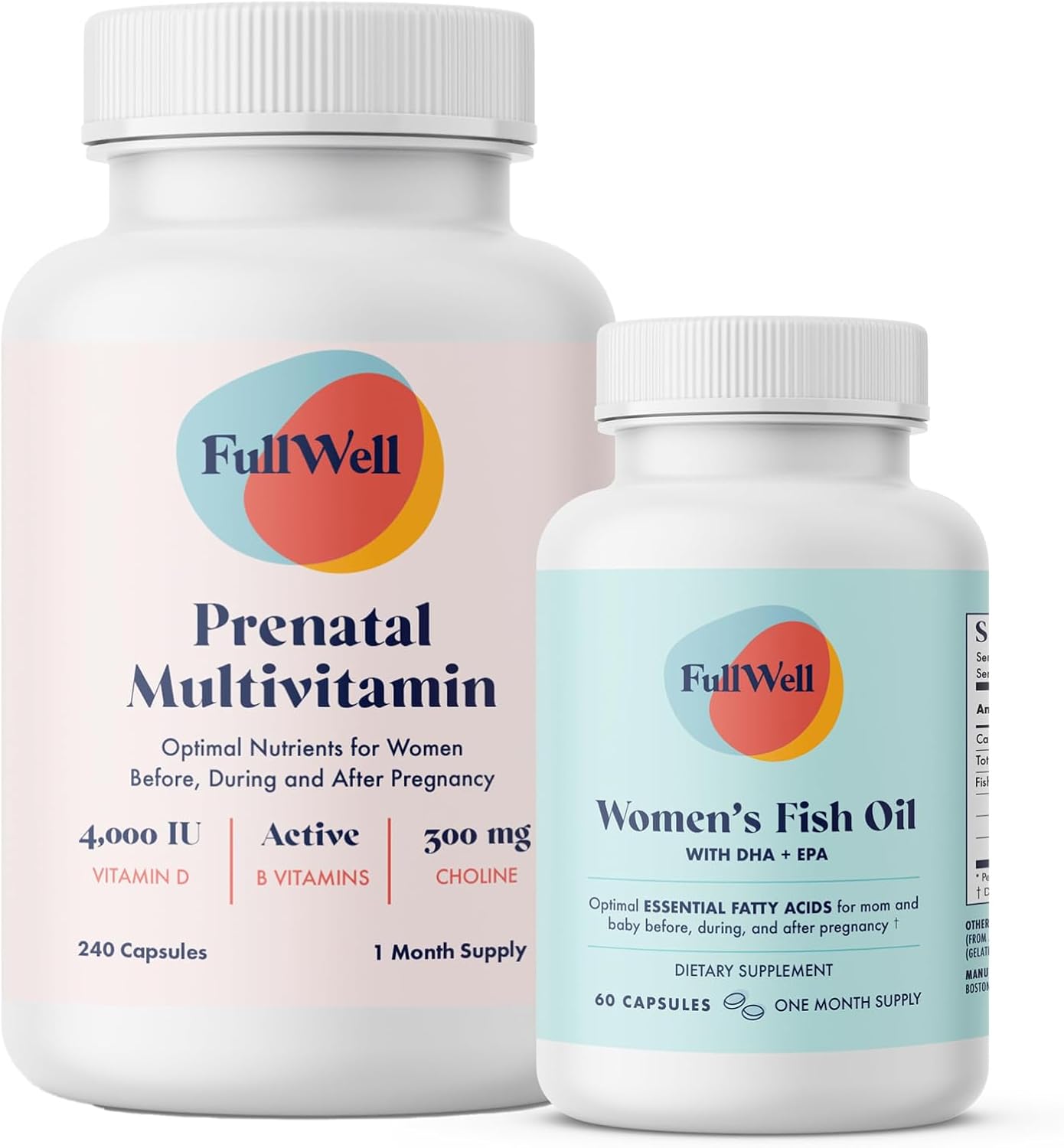 FullWell Women’s Prenatal Essentials Bundle, 30 Servings