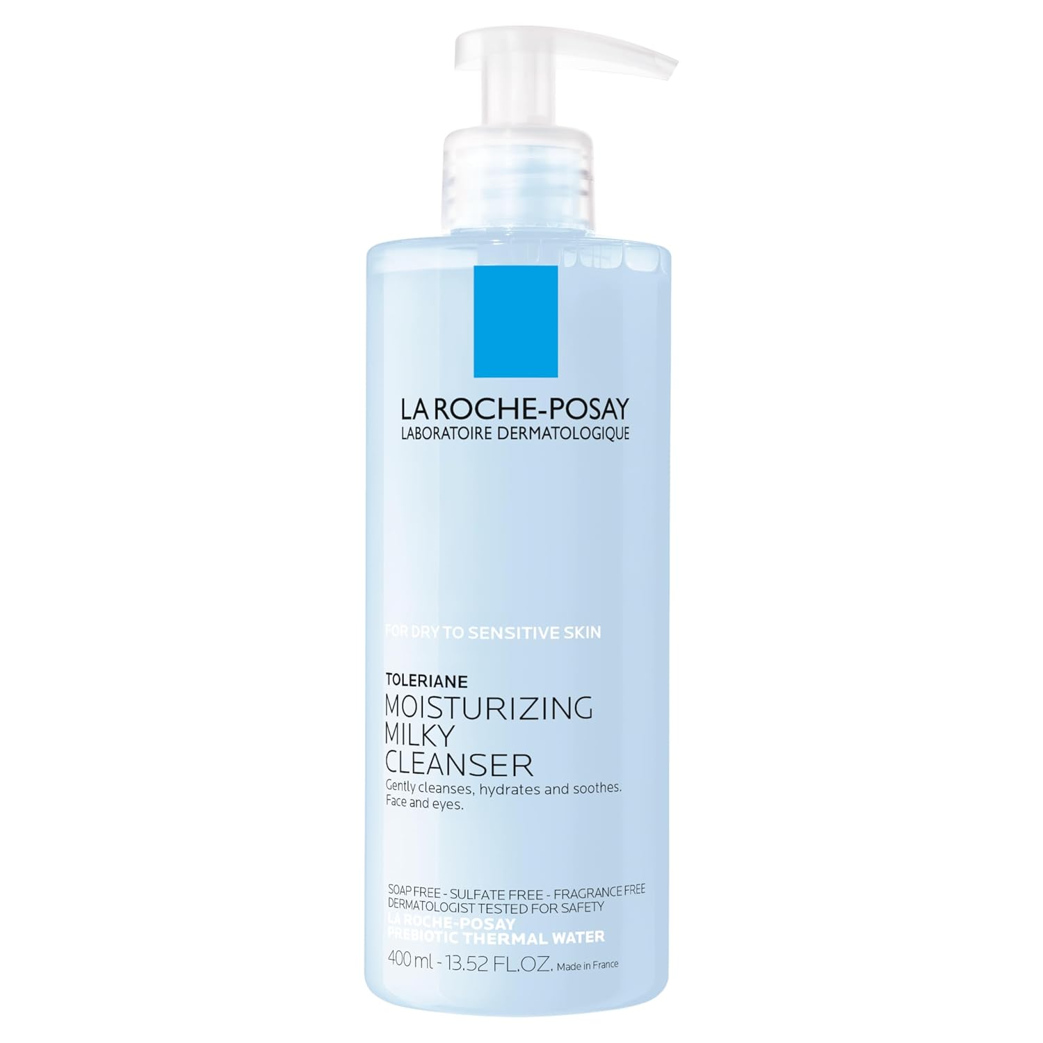 La Roche-Posay Toleriane Moisturizing Milky Cleanser with Glycerin, 13.5oz