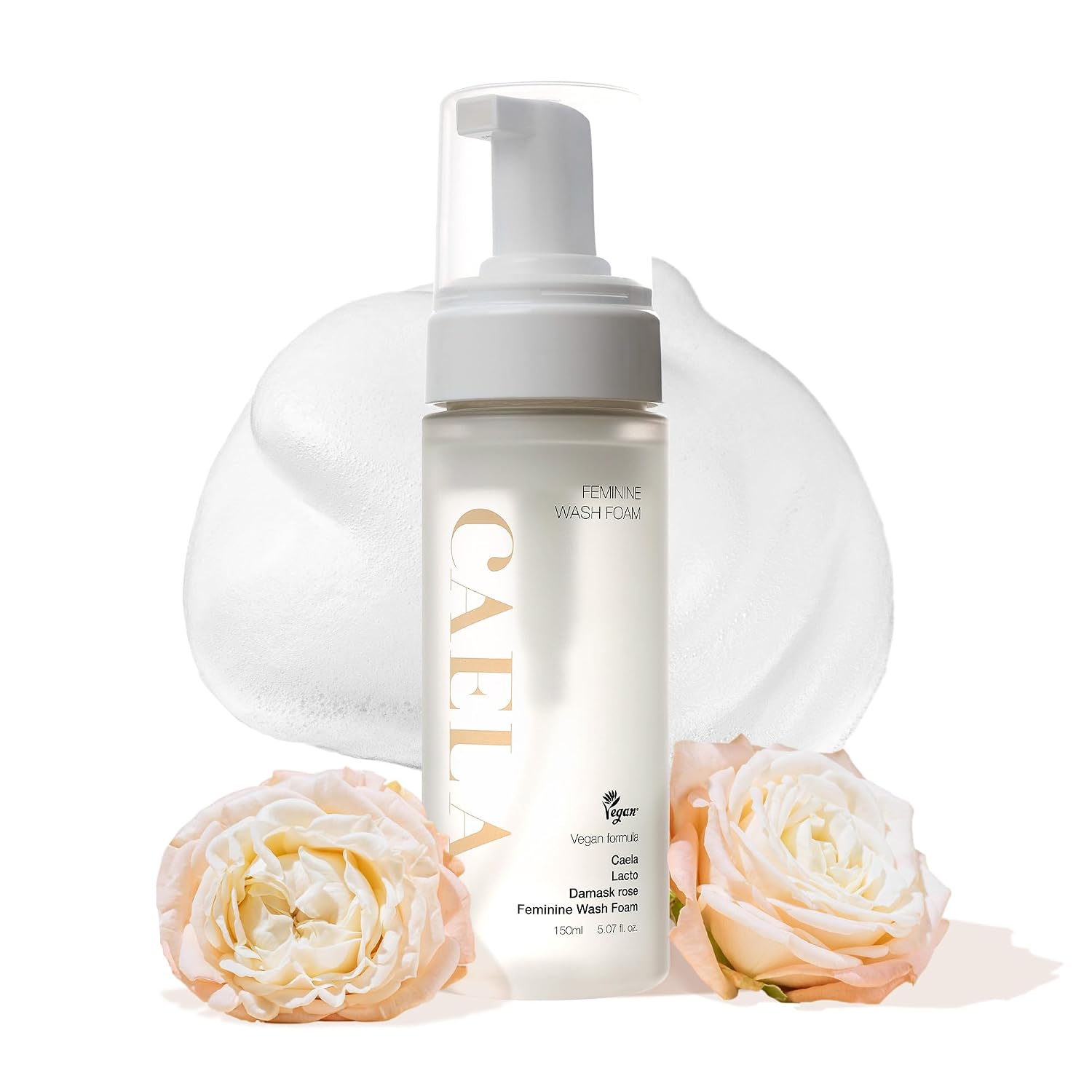 CAELA Feminine Wash, pH-Balanced, Sea Buckthorn & Damask Rose, 5.07 Fl Oz
