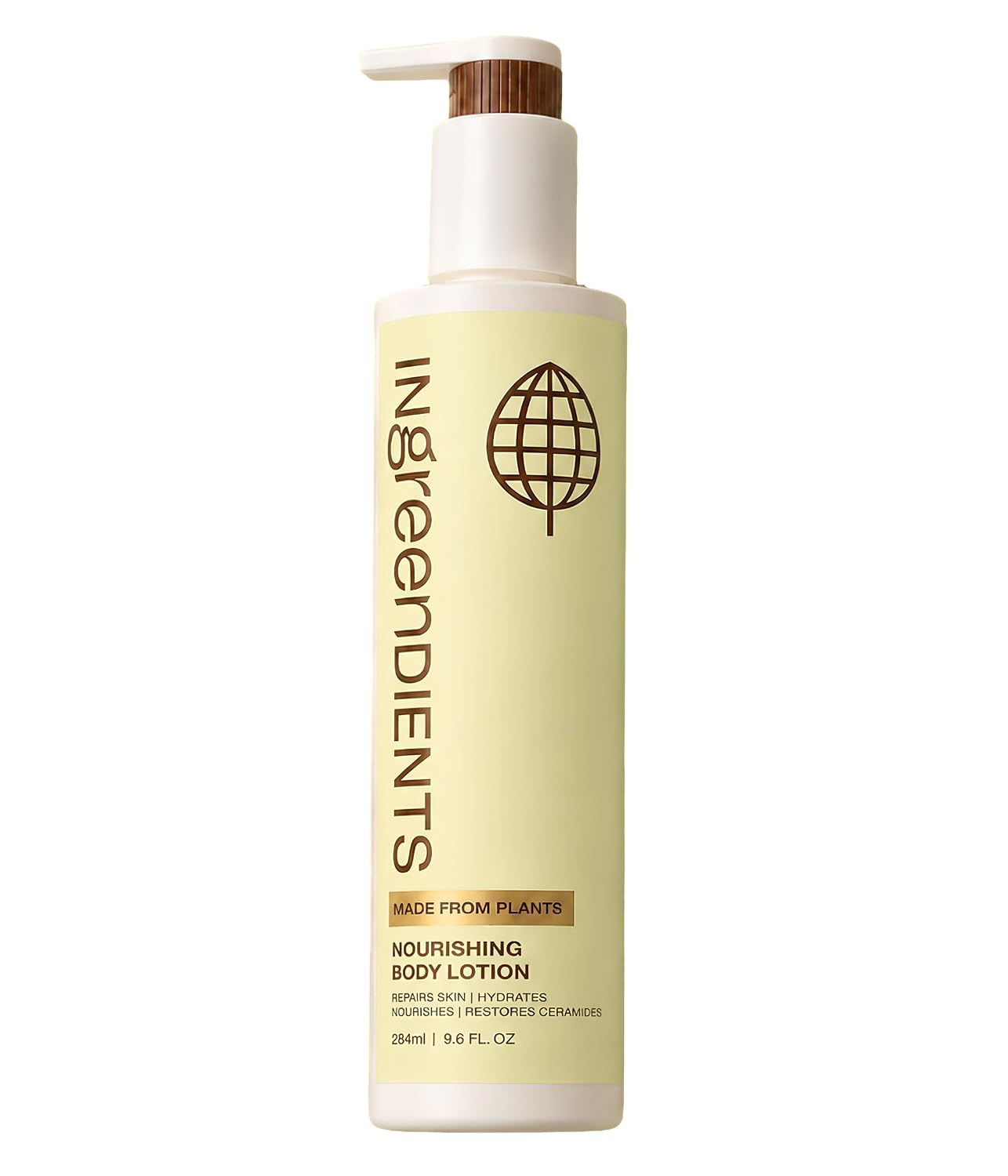 Ingreendients Hand & Body Lotion With Organic Cocoa Butter & Shea Butter – With Ceramides, Moisturizes and Rejuvenates Skin, Natural, Non Toxic, Vegan