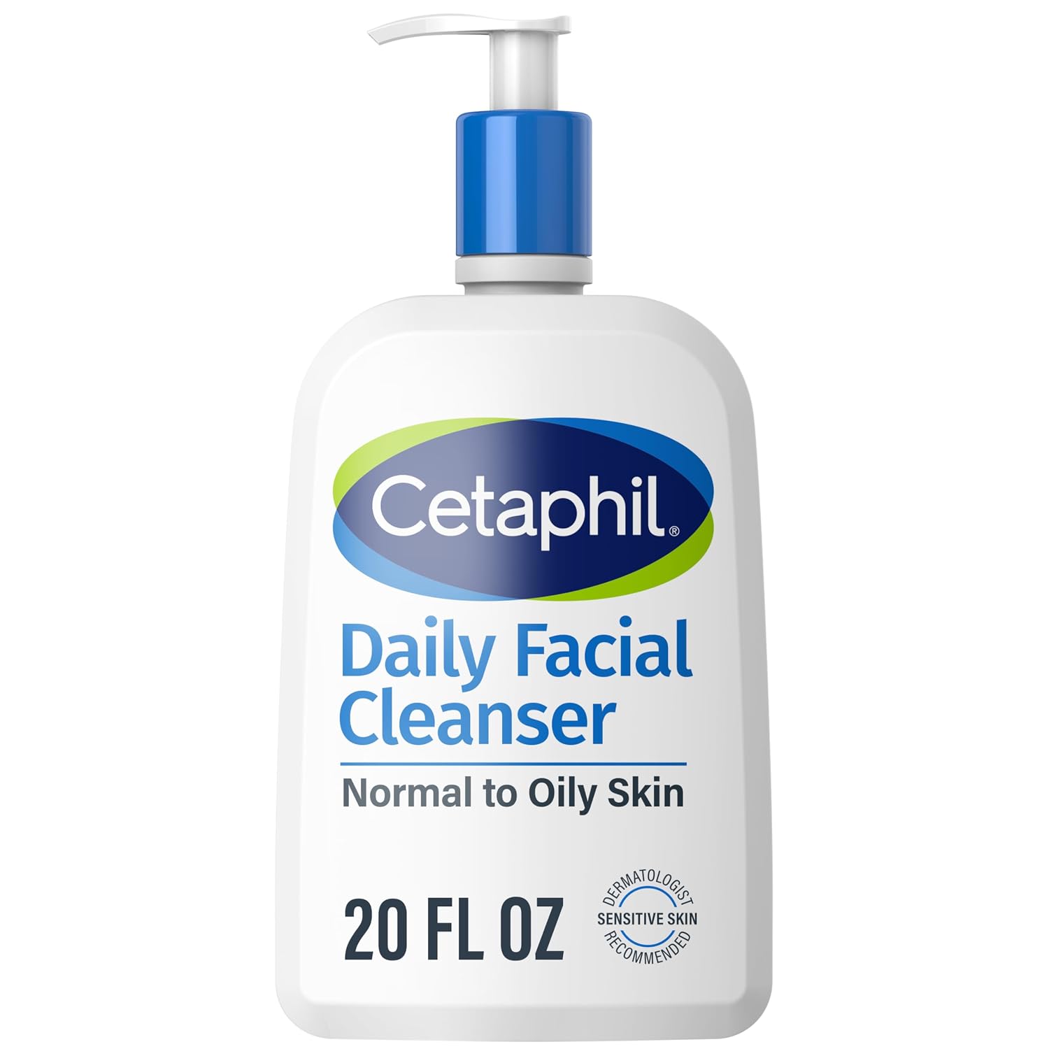 Cetaphil Daily Facial Cleanser Sensitive & Oily Skin, 20 oz
