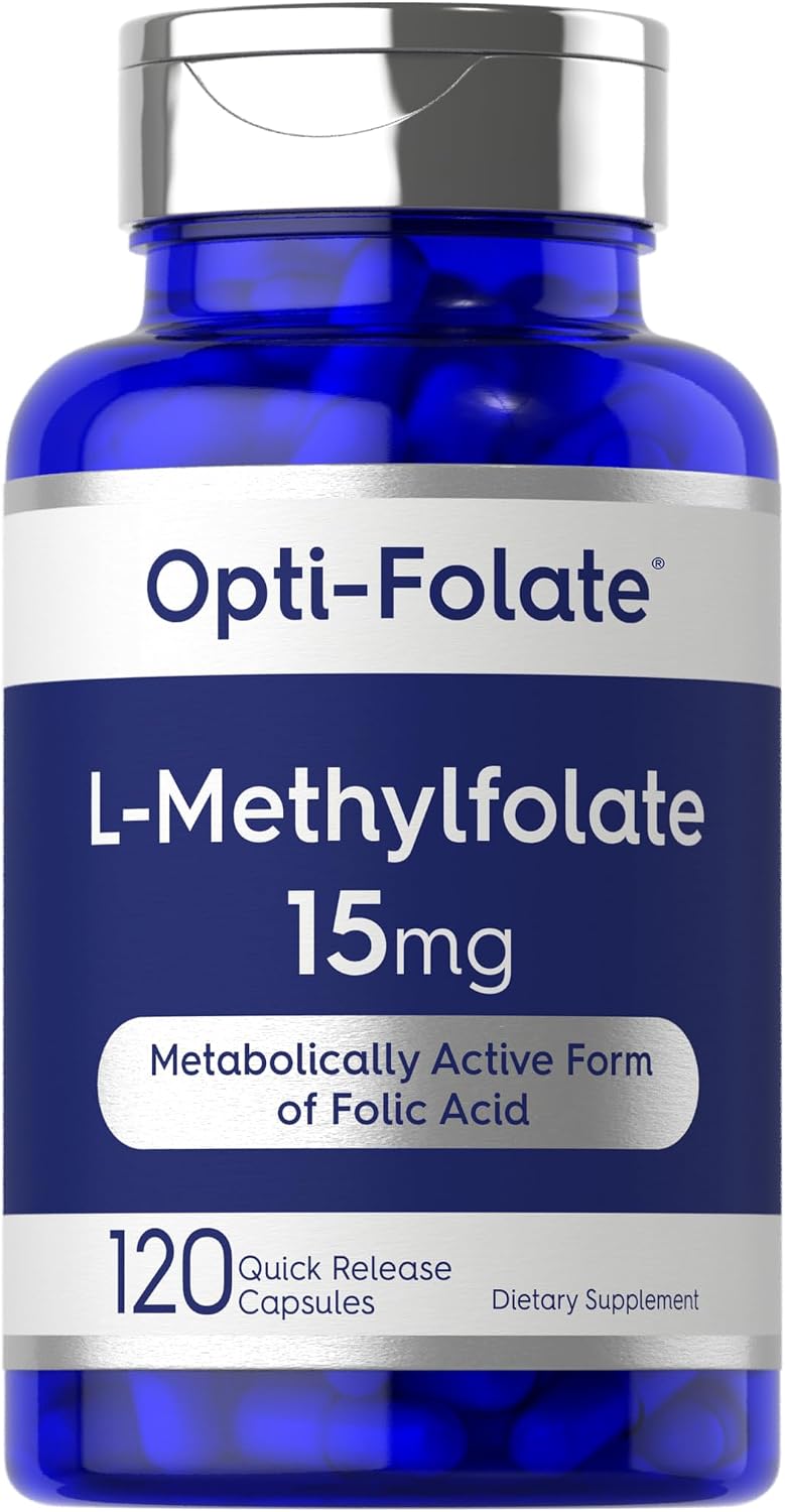 Carlyle L Methylfolate 15mg | 120 Capsules | Value Size | Max Potency