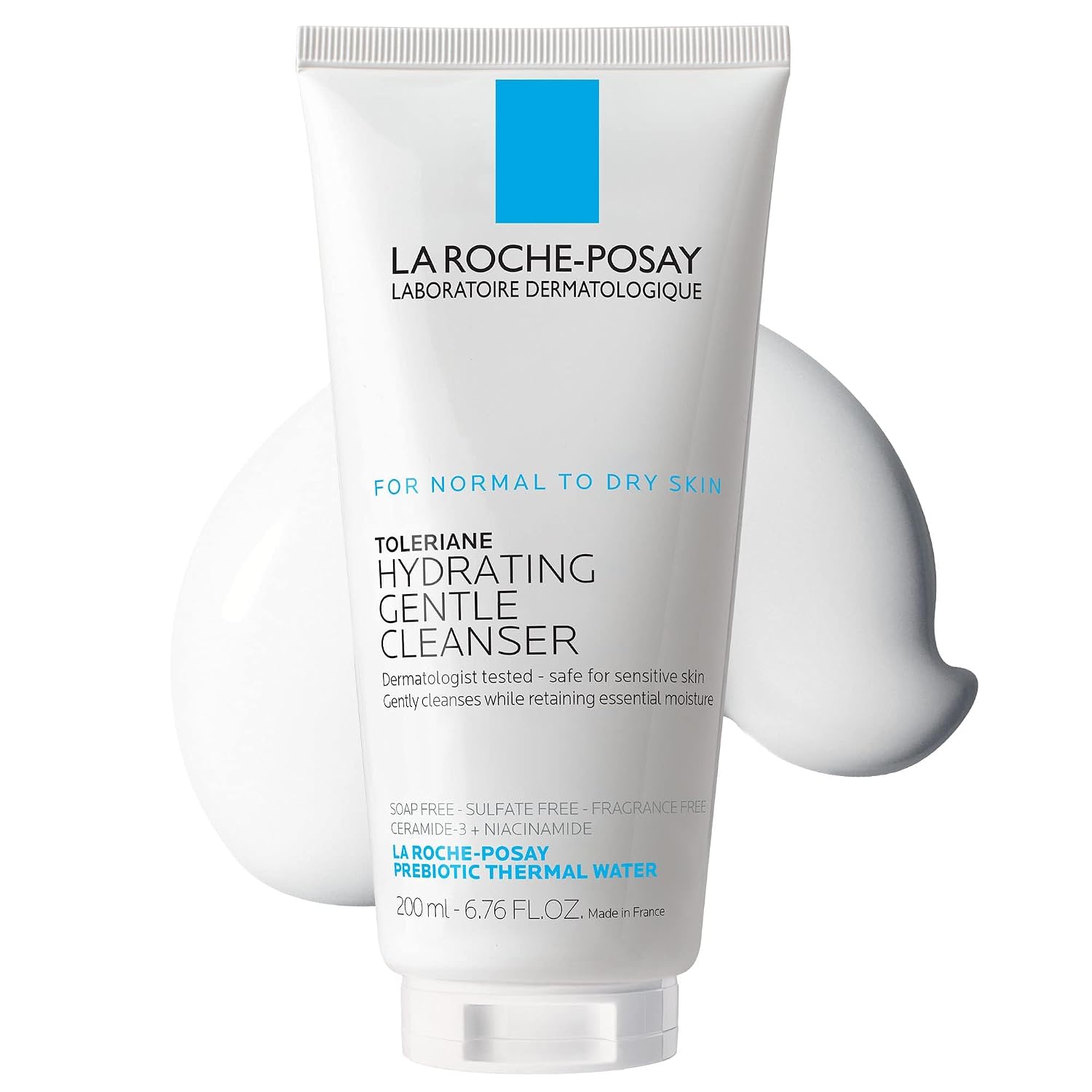 La Roche-Posay Toleriane Hydrating Gentle Facial Cleanser, with Niacinamide