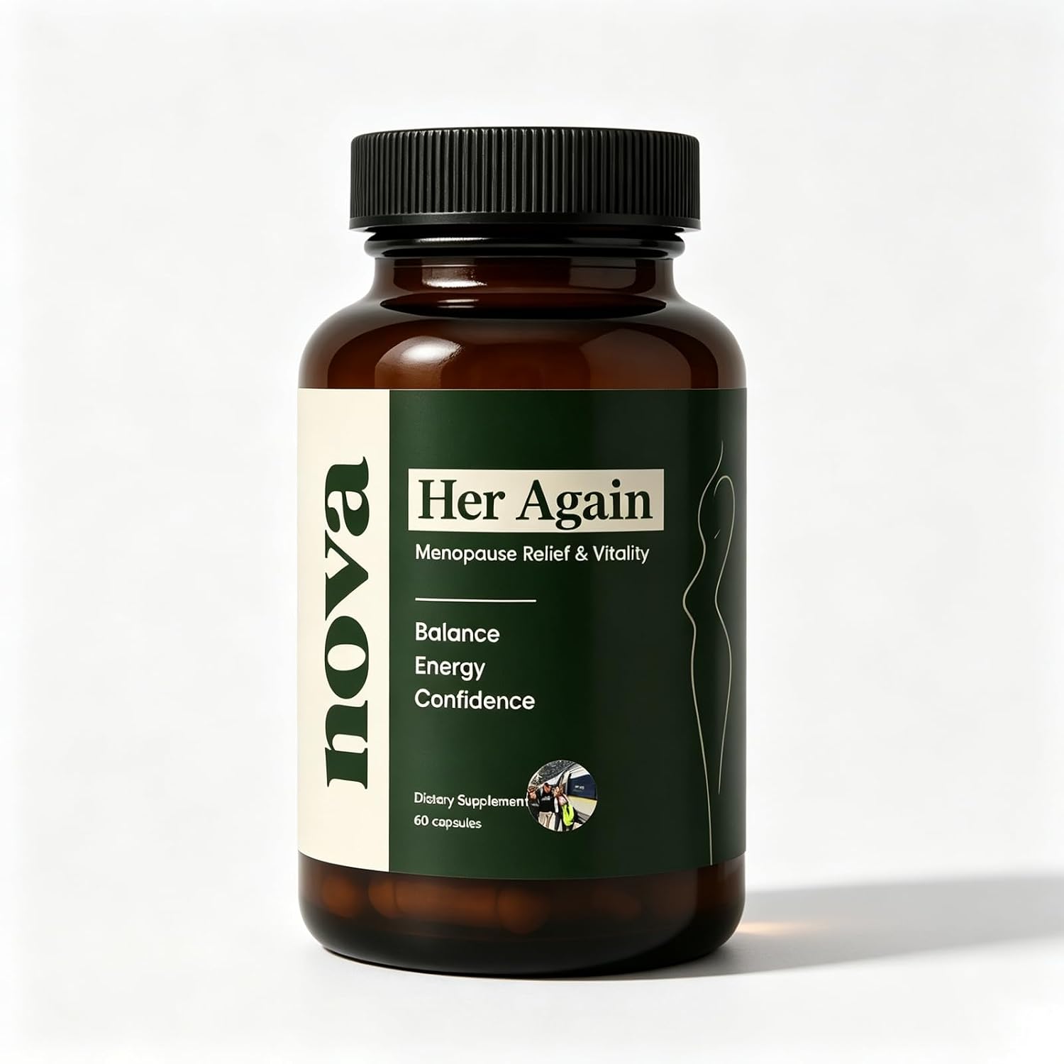 Her Again Nova Supplement,Menopause Supplements,60 Capsules