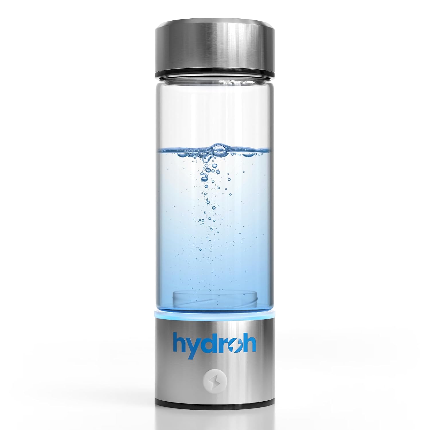 Hydroh Original Hydrogen Water Bottle 15oz, Portable Hydrogen Water Bottle 2024, Advanced Hydrogen Rich Water Maker with SPE/PEM for Home Office Fitness Travel Drinking