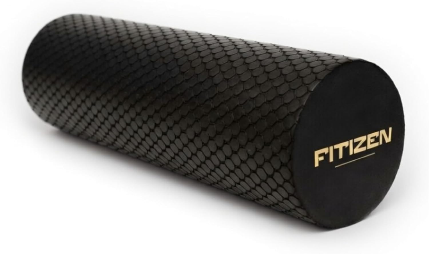 Foam Roller for Muscle Massage, Stiff Back Pain Relief, Physical Therapy, Deep Tissue, Exercise Equipment for Home Gym, Stress, Yoga, Pilates for the Fit Citizen (Black, Mini 12 x 4 Inches)