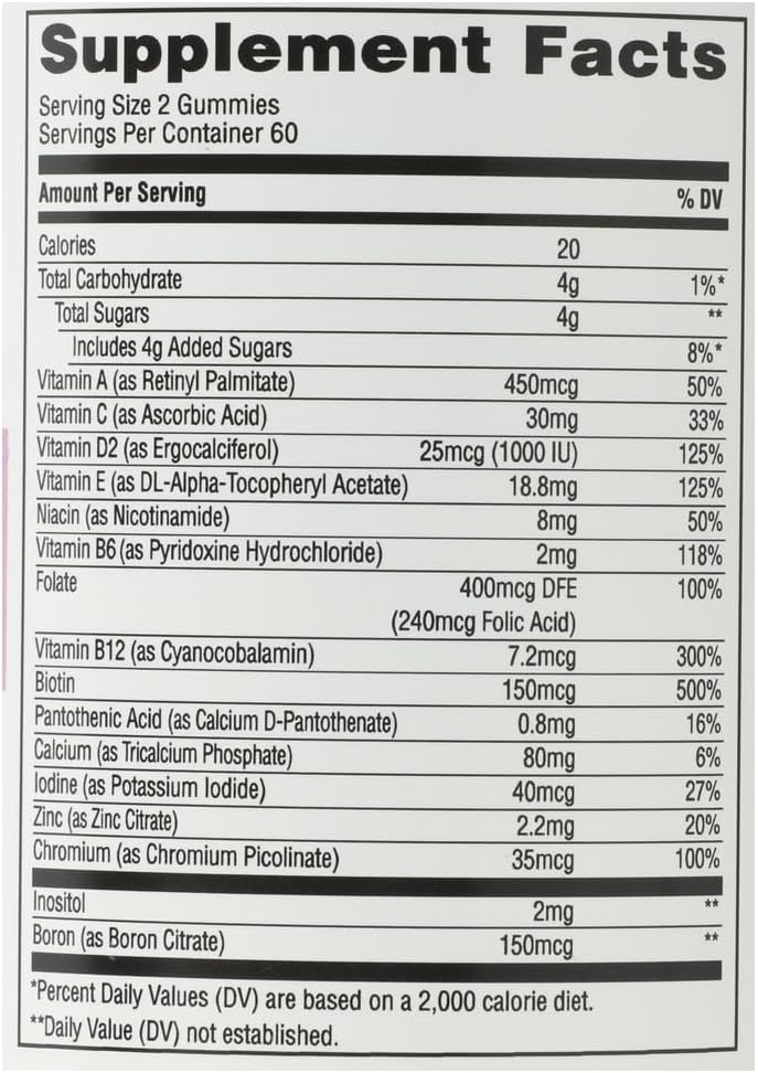 365 by Whole Foods Market Women’s Multivitamin Gummy, 120 CT