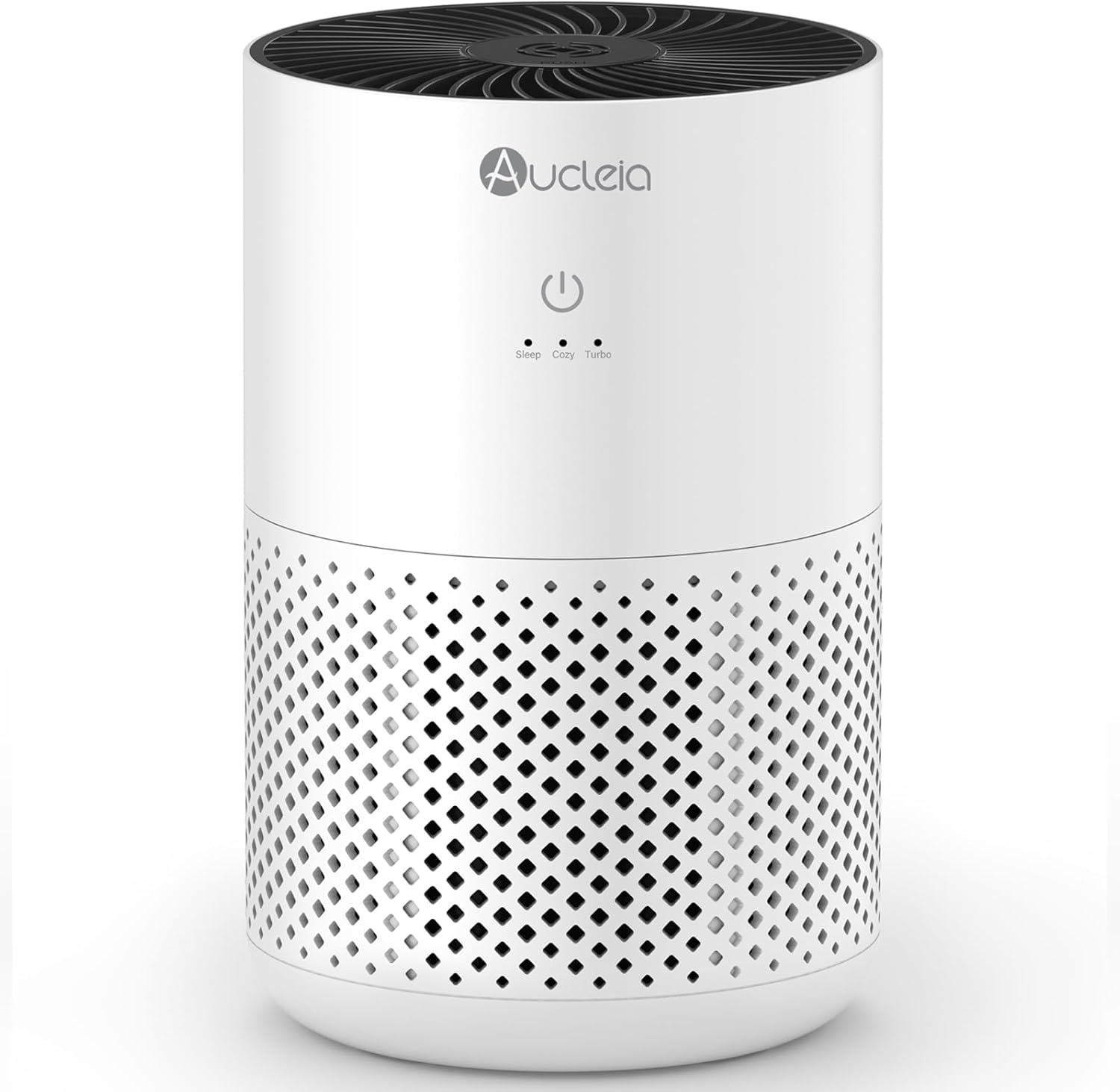 Aucleia Air Purifiers for Home Pets, Air Cleaner for Bedroom, White | H13 True Hepa Filter,Aromatherapy Function,Removes Pets Hair Dander Odor,Smoke Dust Pollen,Perfect For Small Spaces