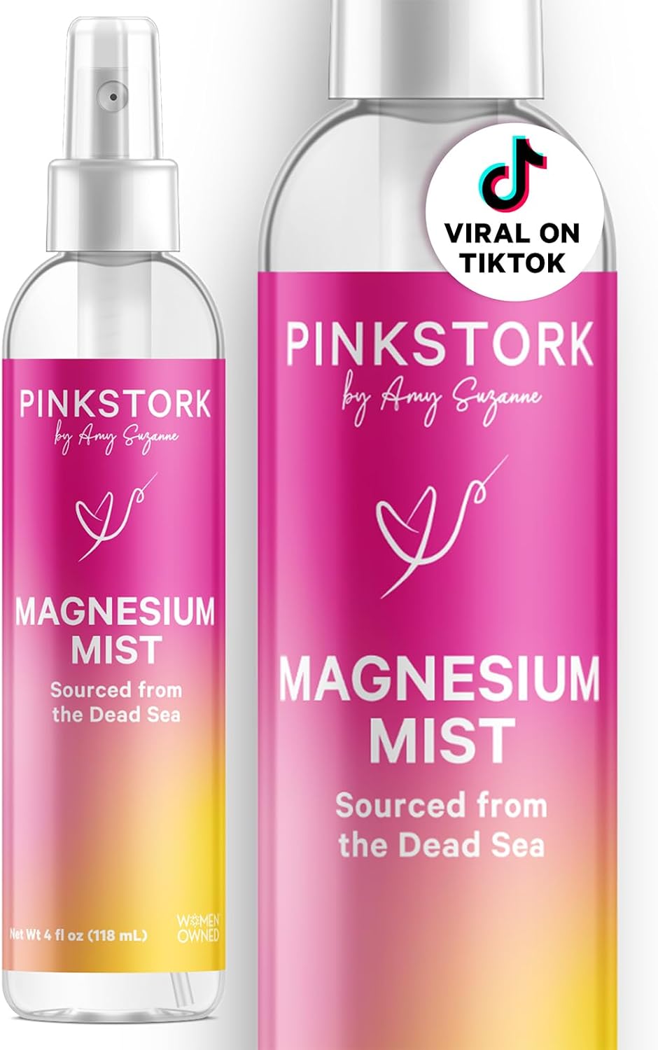 Pink Stork Magnesium Spray Mist, Unscented, 4 oz