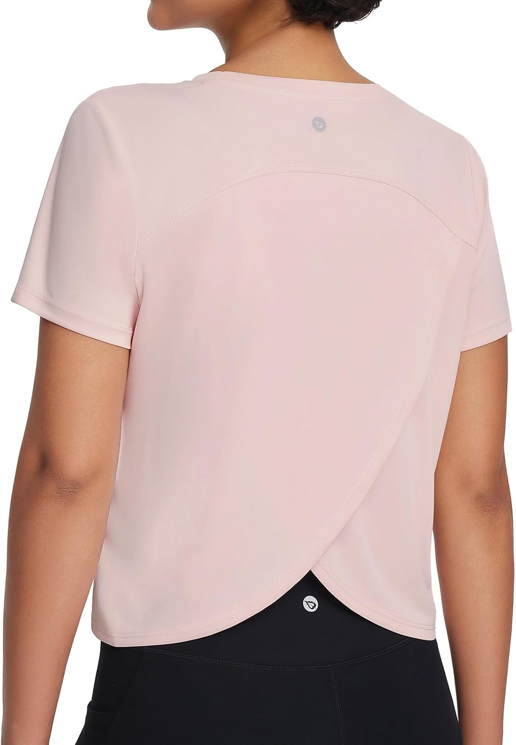 baleaf Women’s Athletic Running Shirts Short Sleeve Crop Tops