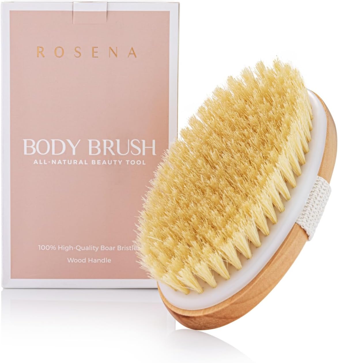 Dry Brushing Body Brush for Lymphatic Drainage, Exfoliating Body Brush