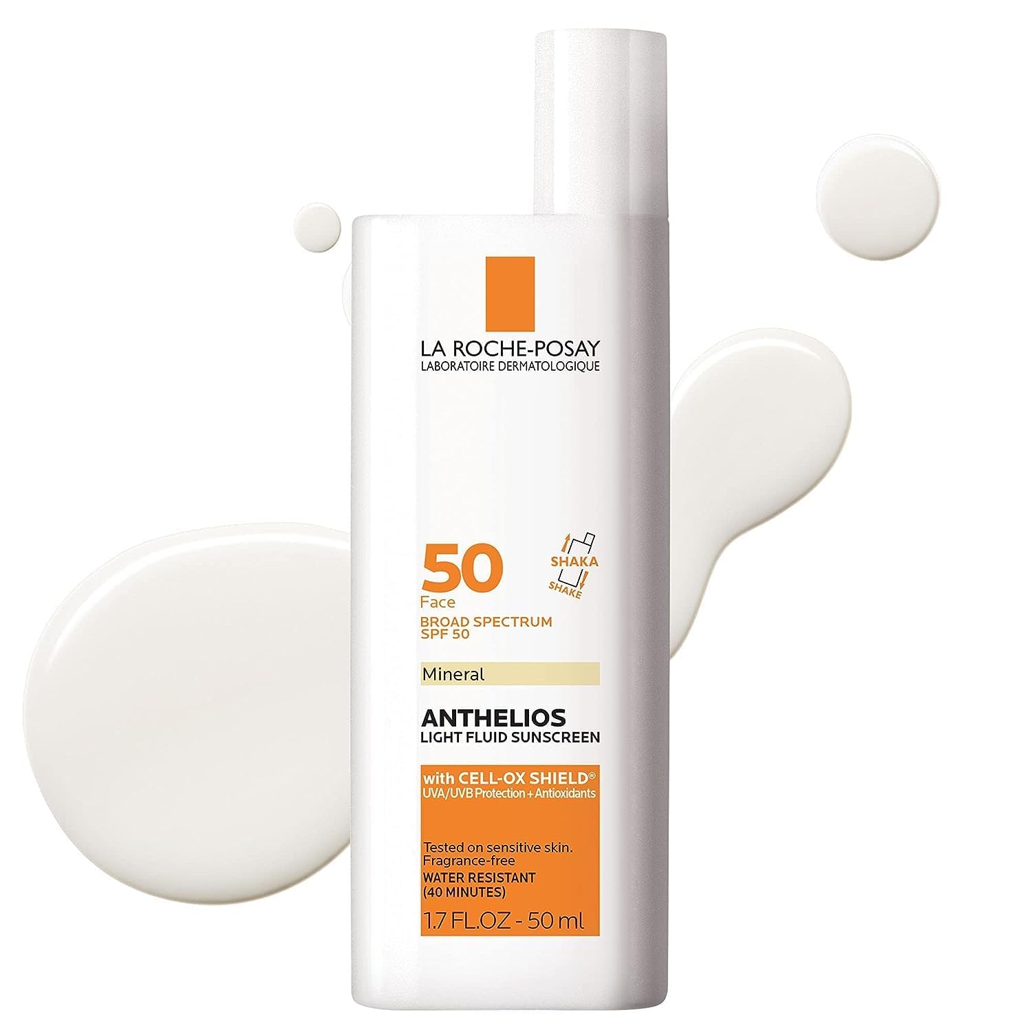 La Roche-Posay Anthelios Mineral Light Fluid Sunscreen for Face in 5 shades