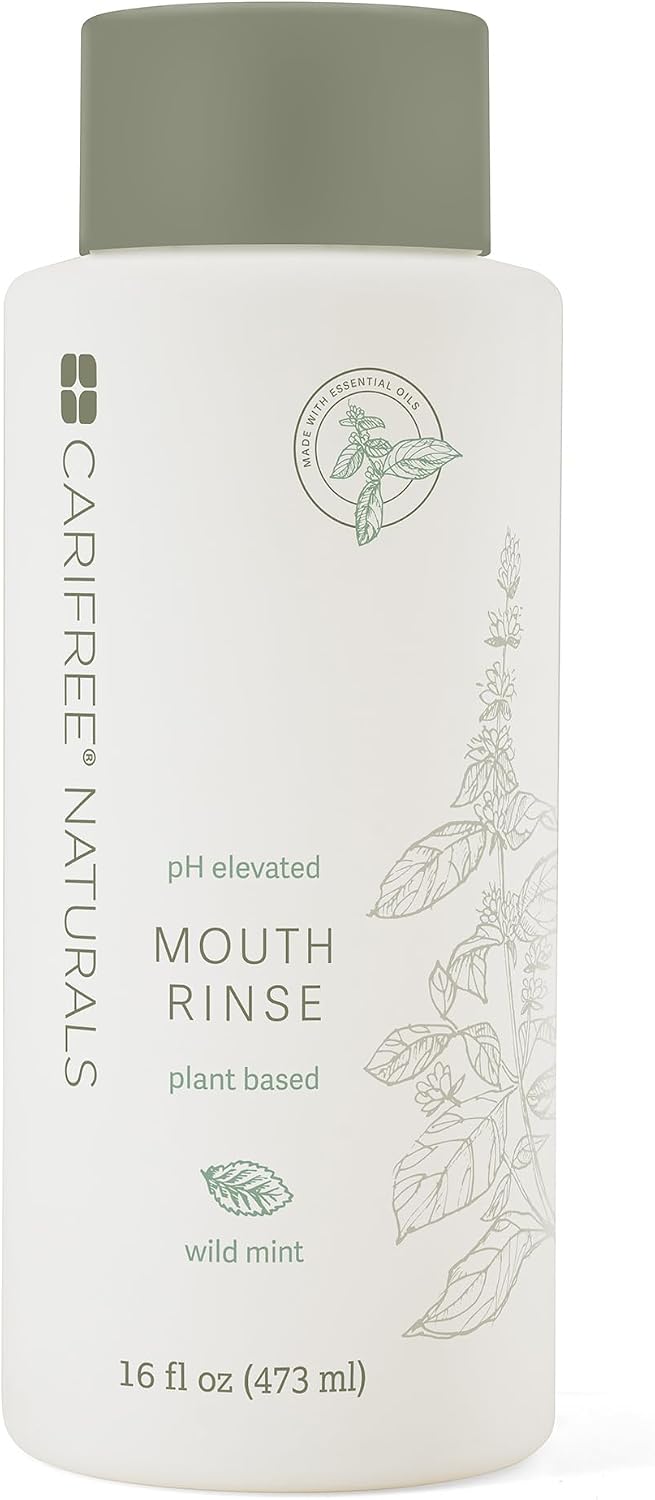 CariFree Naturals Mouthwash, Alcohol-Free & Fluoride-Free, Wild Mint, 16 oz