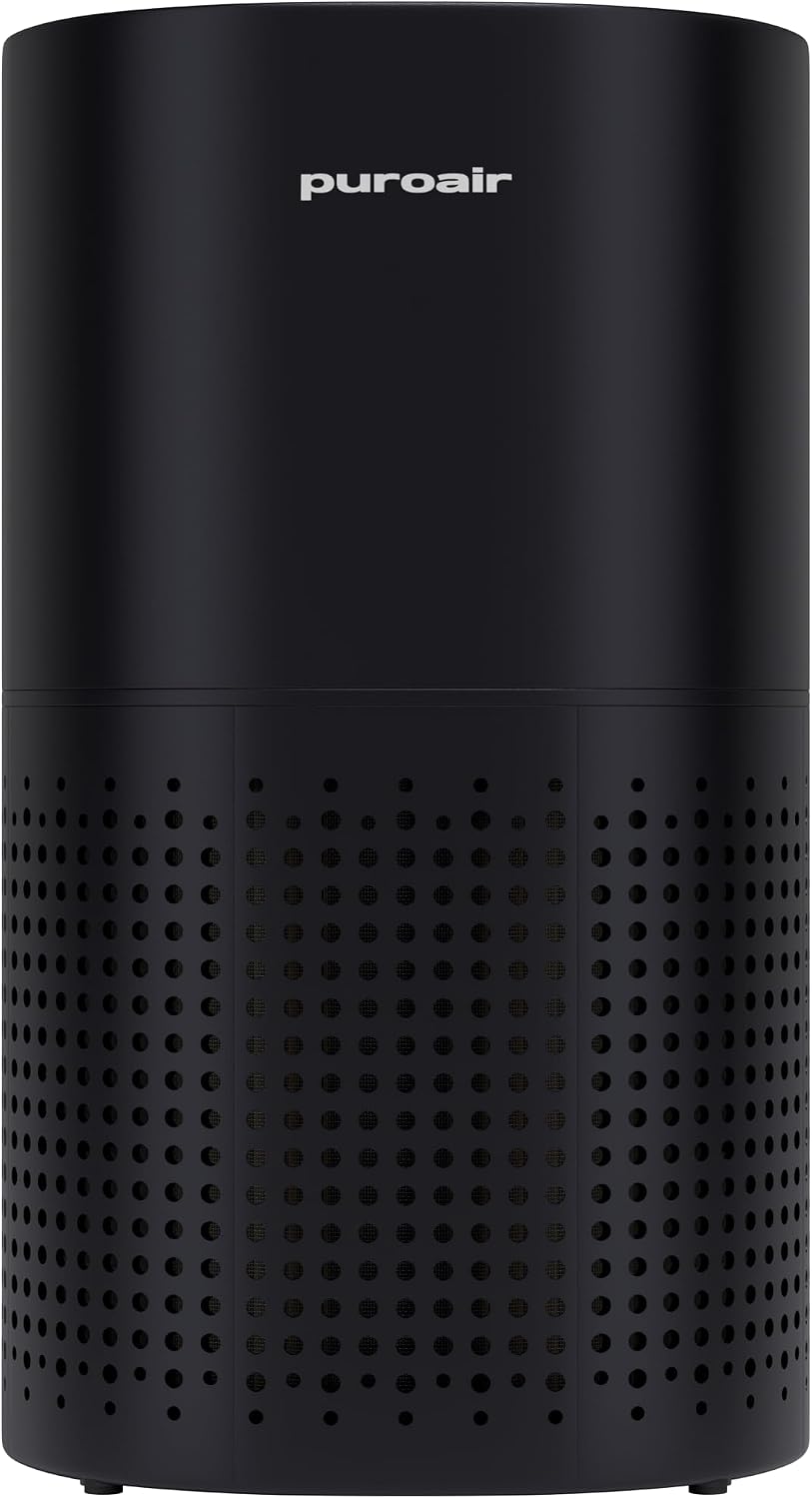 PuroAir 240 HEPA Air Purifiers for Home Pets Bedroom – Filter 1,000 Ft² | 3-Layer Air Filter with CarbonTech for Smoke, Odor, Allergies is 500X Stronger – Auto Air Quality Sensor, Quiet Sleep Mode