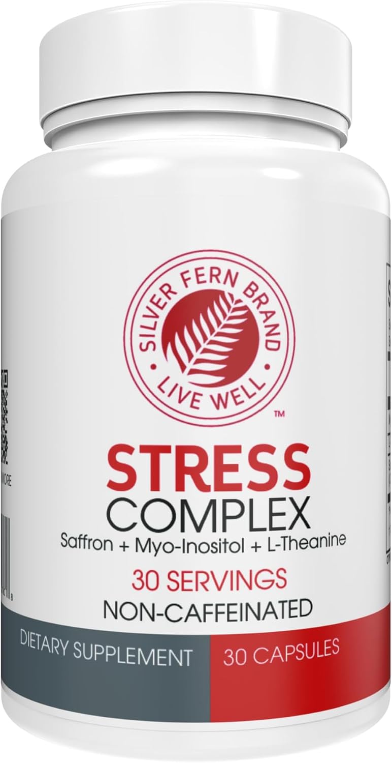 Silver Fern Stress Complex Supplement – Without Caffeine – Sleep, Worry
