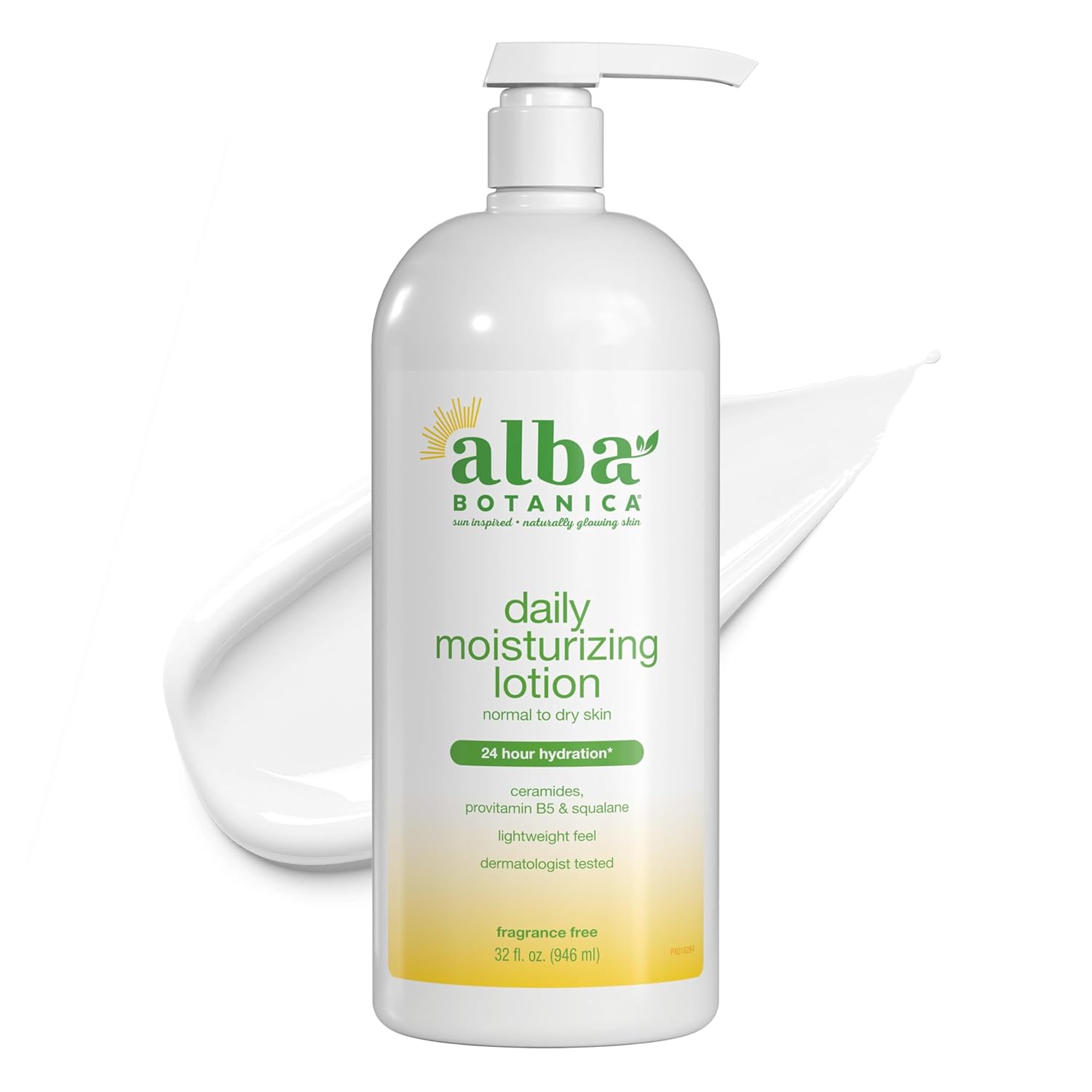 Alba Botanica Daily Moisturizing Lotion, Sensitive Skin, Fragrance Free, 32 Oz (Packaging May Vary)