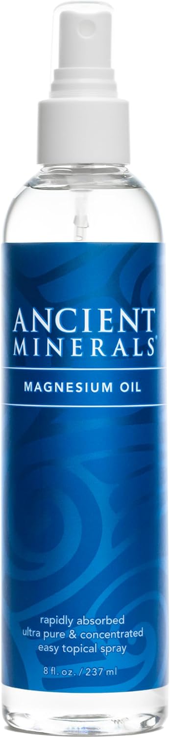 Ancient Minerals Magnesium Oil Spray, Zechstein Chloride, 8oz