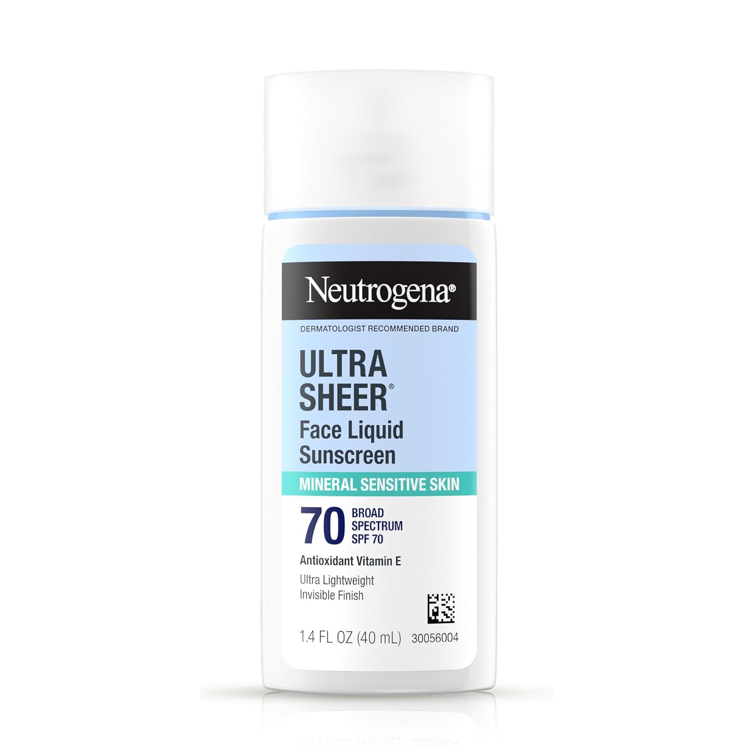 Neutrogena Ultra Sheer Liquid Mineral Face Sunscreen SPF 70, 1.4 fl oz