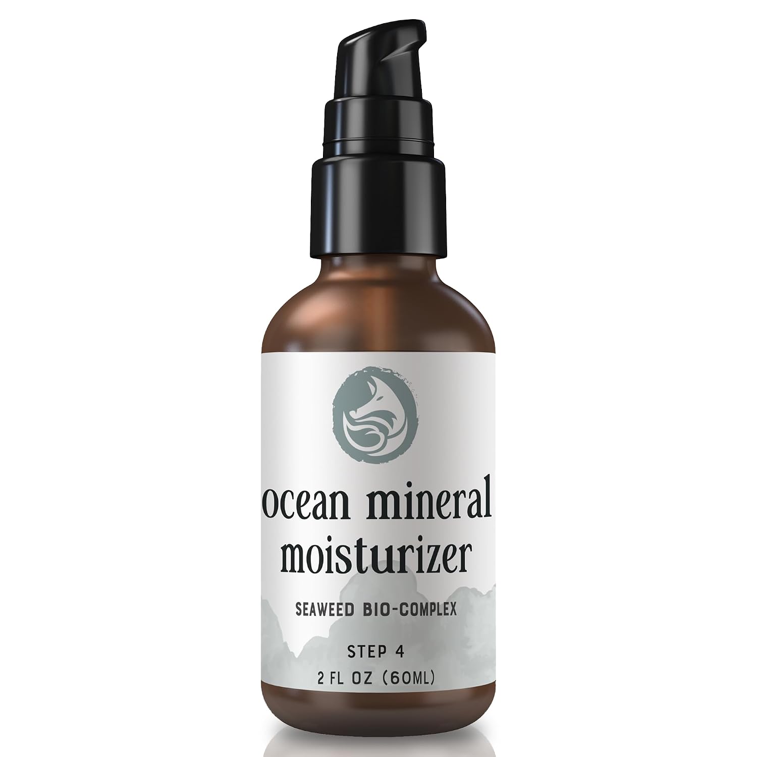 Ocean Mineral Facial Moisturizer – Vegan – Natural & Organic Face Lotion for Women Daily Use – Sensitive Oily Dry and Other Skin Types – Anti Aging Hydrating – Seaweed Bio-Complex 2 oz