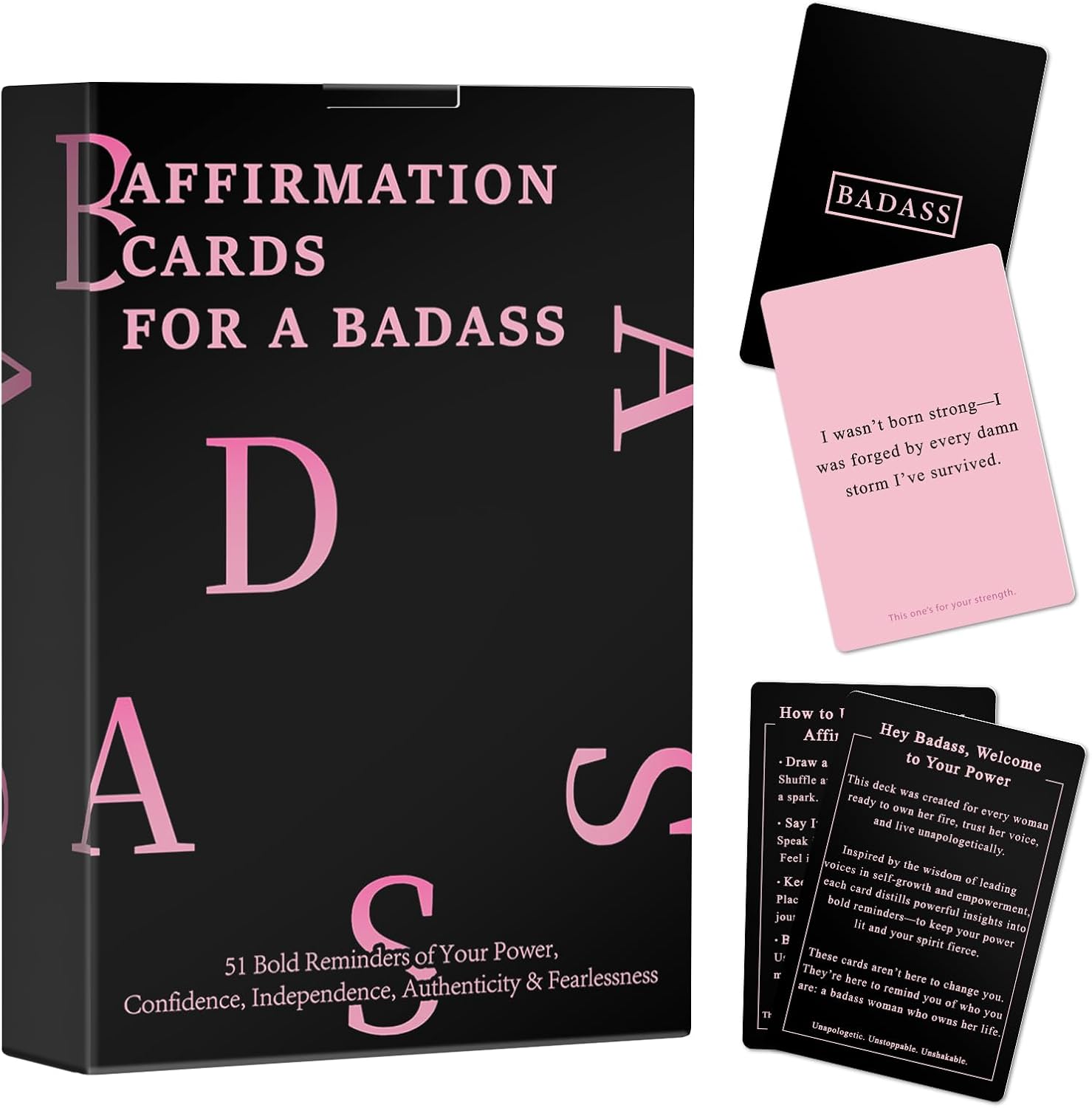 Affirmation Cards For Women, Inspirational Gifts For Girl, Daily Positive Affirmations For Women, Friend Gifts, And Self-Care Items