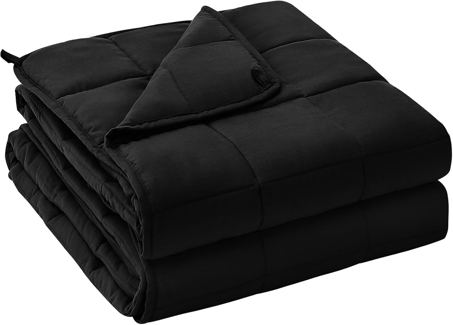 yescool Weighted Blanket for Adults 20lbs Queen Size, 60″ x 80″, Black