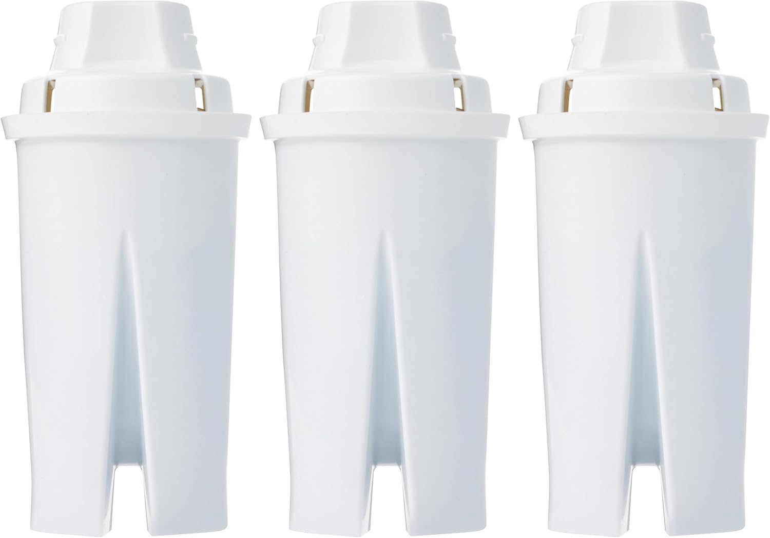 Amazon Basics Enhanced Water Filters for Pitcher, Brita Compatible, 3-Pack