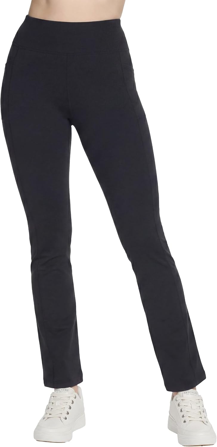 Skechers Women’s GO WALK Joy Pant | Casual, 4-Way Stretch, Moisture-Wicking, UPF 40+, High-Rise Waist