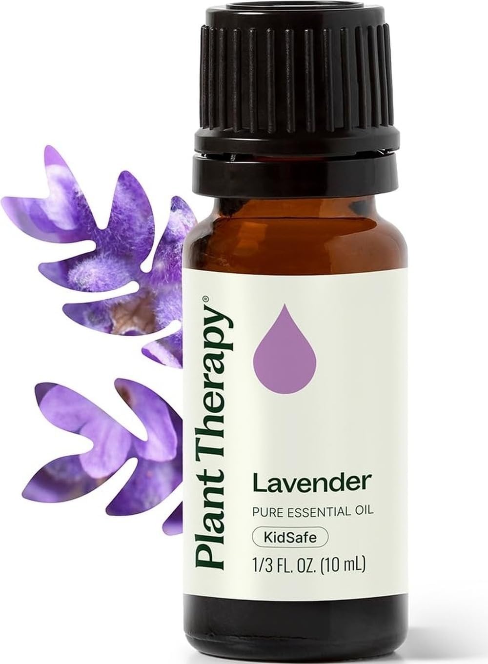 Plant Therapy Lavender Essential Oil, 10 mL (1/3 oz), 100% Pure & Undiluted | Great for Aromatherapy Diffusers, Relaxation, Body Care, and Healthy Skin/Hair