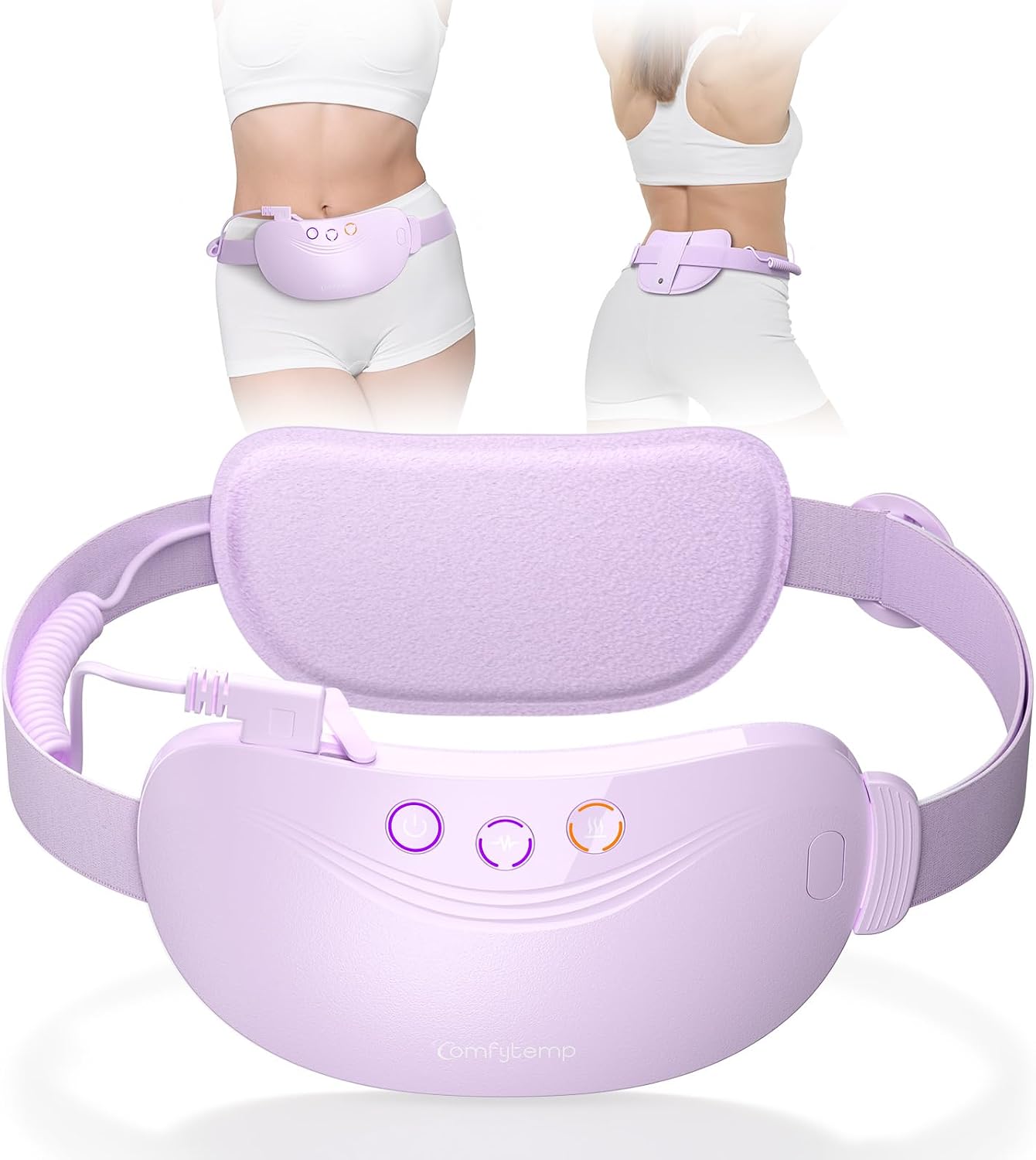 Comfytemp Portable Belly & Back Menstrual Heating Pad for Period Cramps FIR