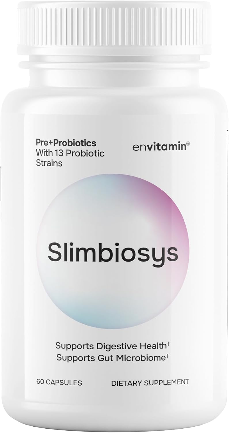 envitamin Slimbiosys Ultra Probiotic Capsule – Pre & Probiotics for Women & Men – Support Your Microbiome