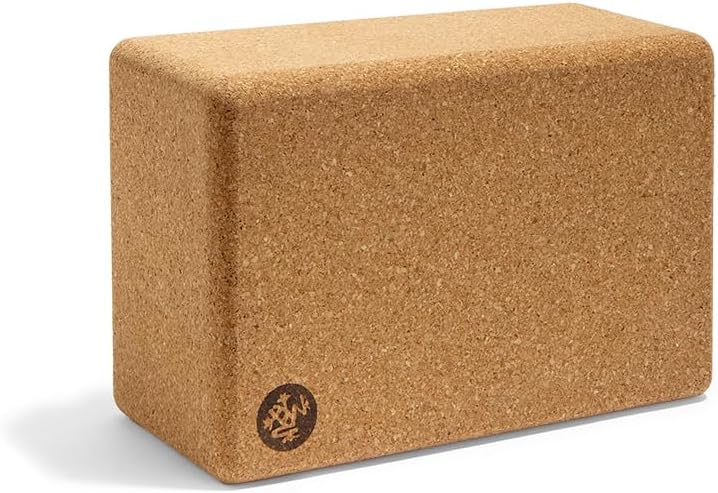 Manduka Yoga Block – Fine-Grain Block, Yoga Equipment, Home Gym Accessory, Pilates Tool, Lightweight for Travel, Extra Firm Workout Accessory with Comfortable Edges