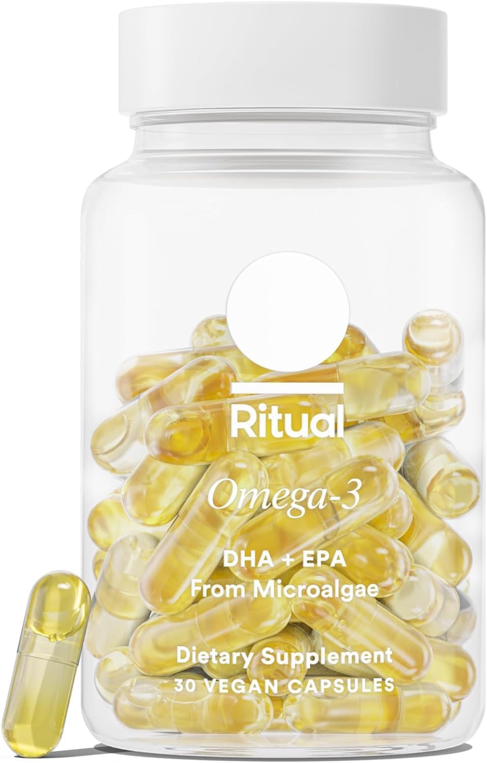 Ritual Vegan Omega 3 Supplement – DHA and EPA – 30 Capsules – 30 Servings