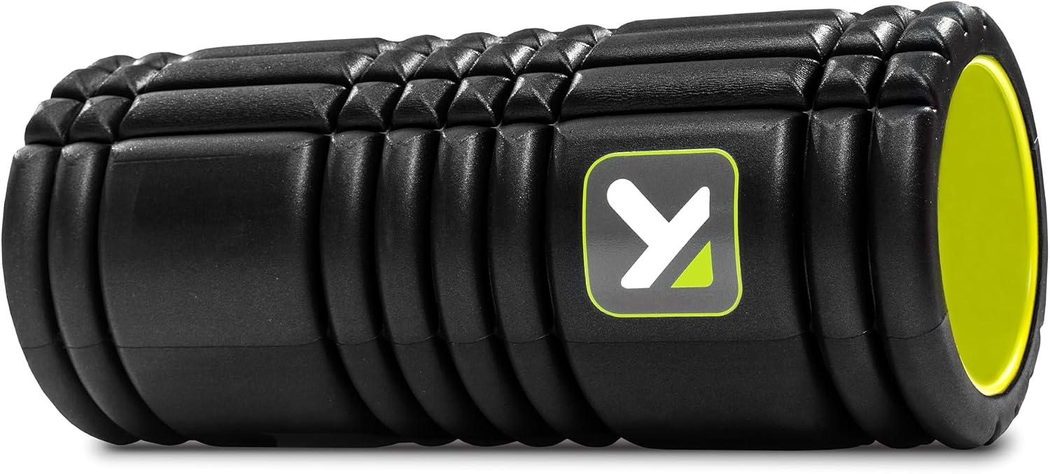 TriggerPoint Grid 1.0 Foam Roller – 13″ Multi-Density Massage Roller for Deep Tissue & Muscle Recovery – Relieves Tight, Sore Muscles & Kinks, Improves Mobility & Circulation – Targets Key Body Parts