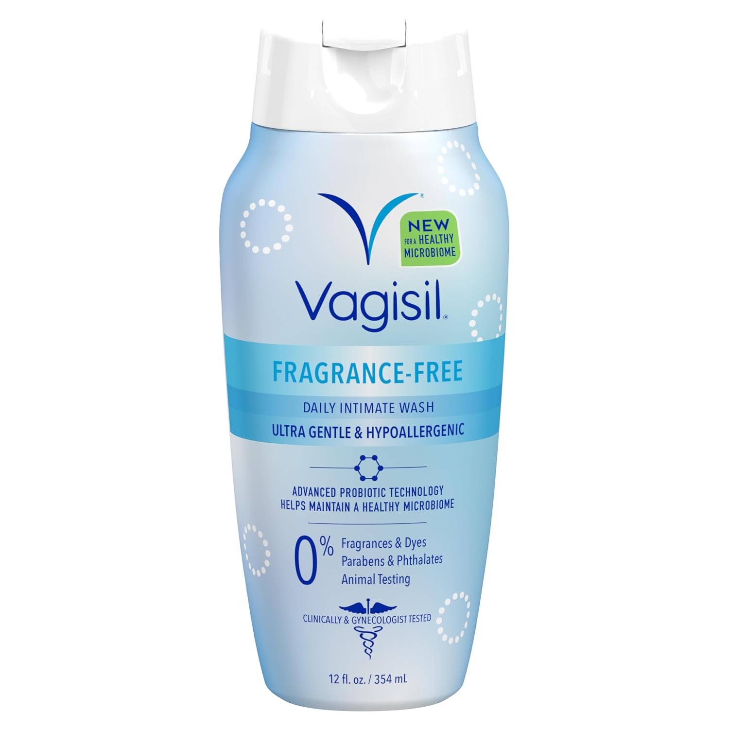 Vagisil Fragrance-Free Feminine Wash, Sensitive Skin, 12 Fl Oz (1 Pack)